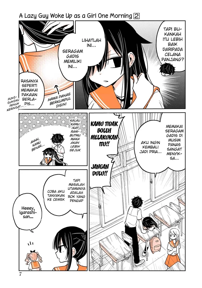 Mendoku Sagari Danshi Koukousei ga Asa Okitara Onnanoko ni Natteita Hanashi Chapter 9 - halaman 9