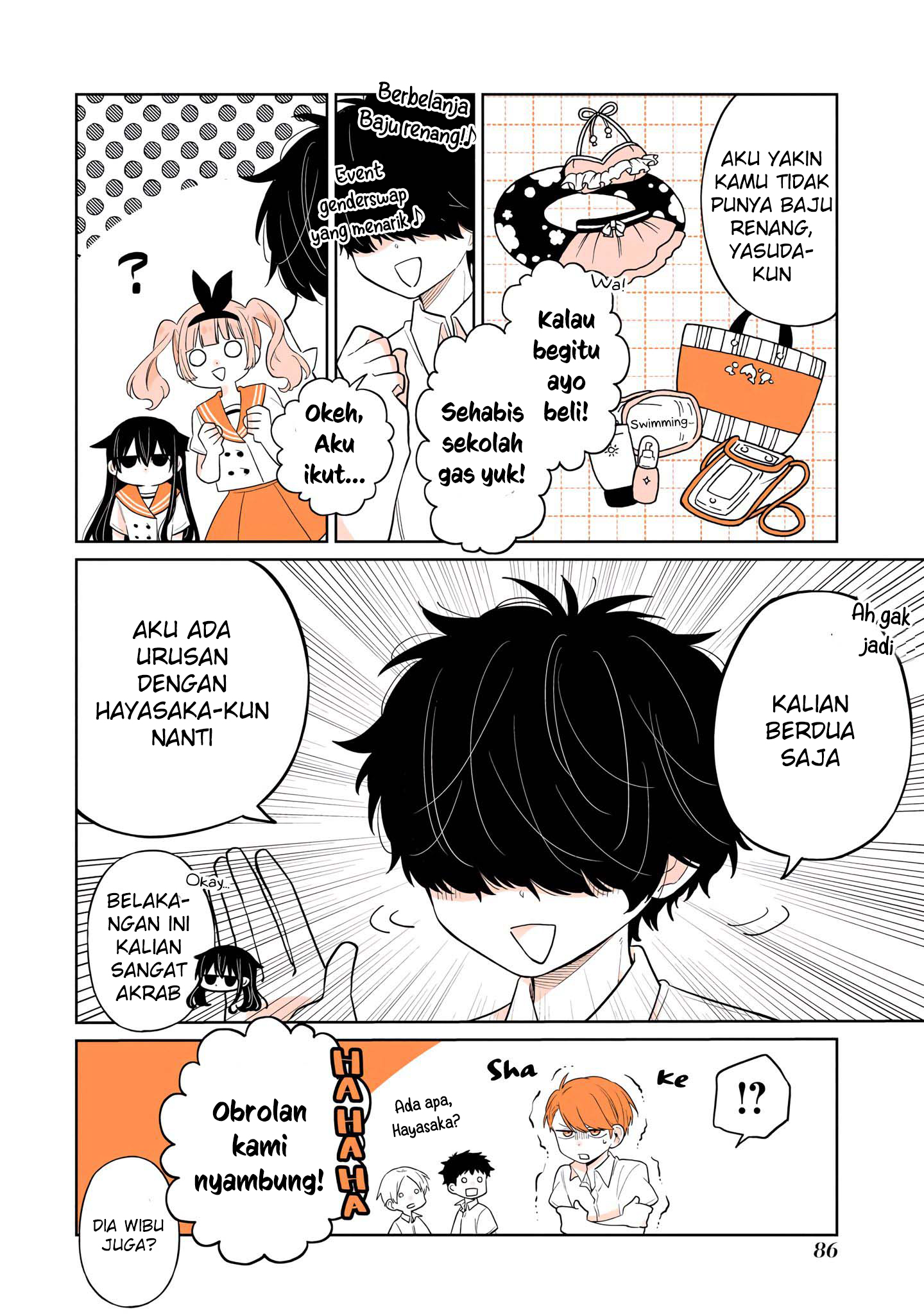 Mendokusagari Danshi ga Asa Okitara Onnanoko ni Natteita Hanashi Chapter 14 - halaman 5
