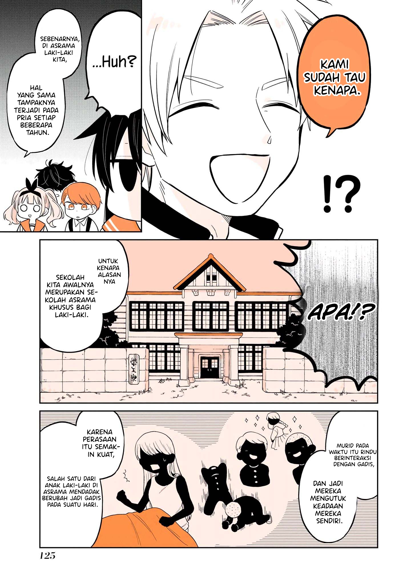 Mendokusagari Danshi ga Asa Okitara Onnanoko ni Natteita Hanashi Chapter 15.1 - halaman 12