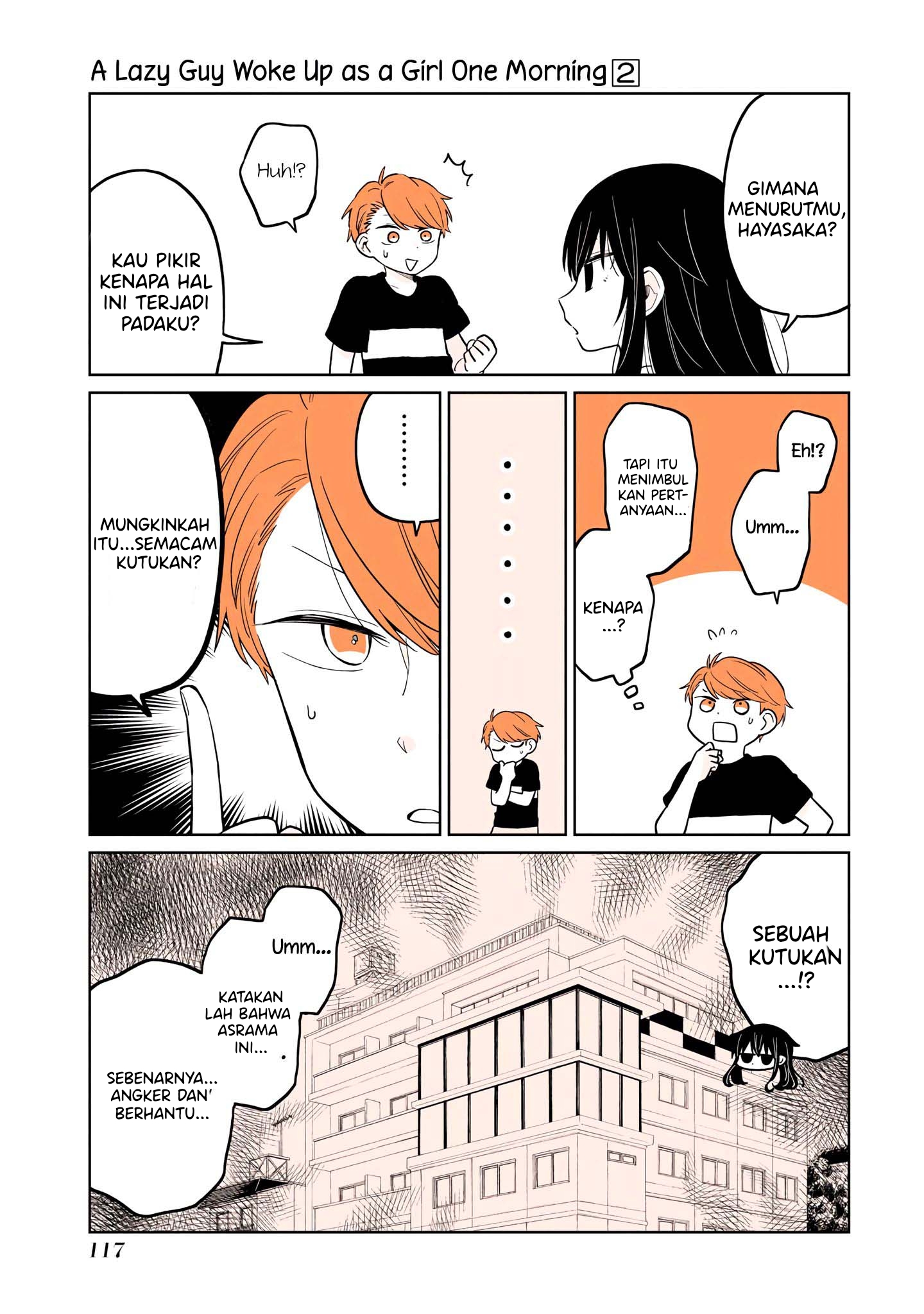 Mendokusagari Danshi ga Asa Okitara Onnanoko ni Natteita Hanashi Chapter 15.1 - halaman 4