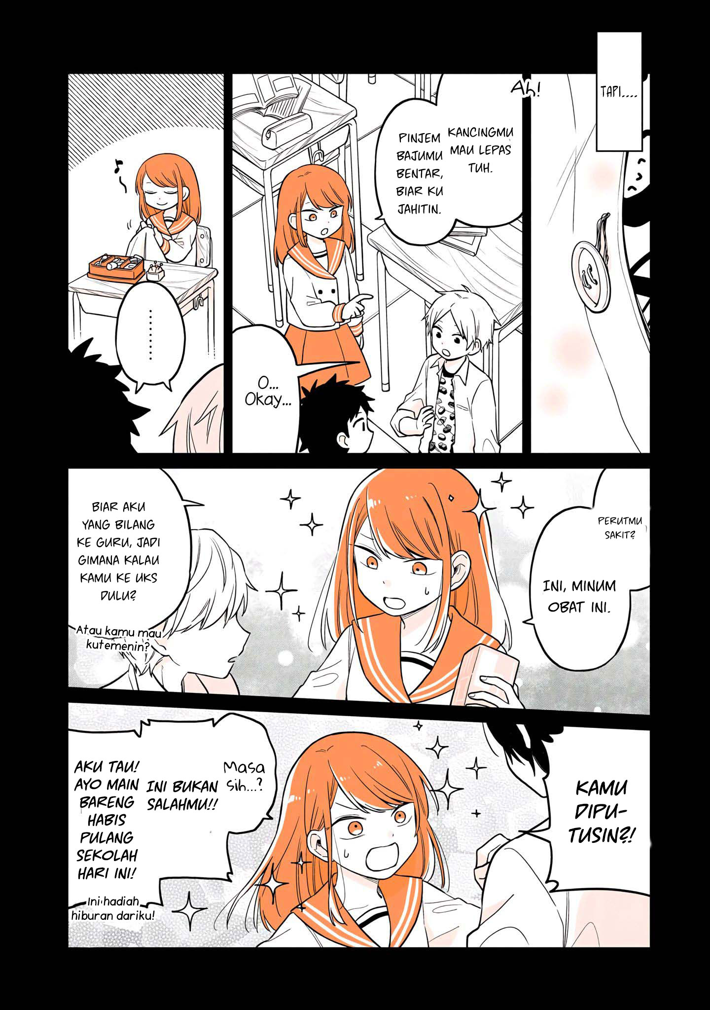 Mendokusagari Danshi ga Asa Okitara Onnanoko ni Natteita Hanashi Chapter 15.2 - halaman 10