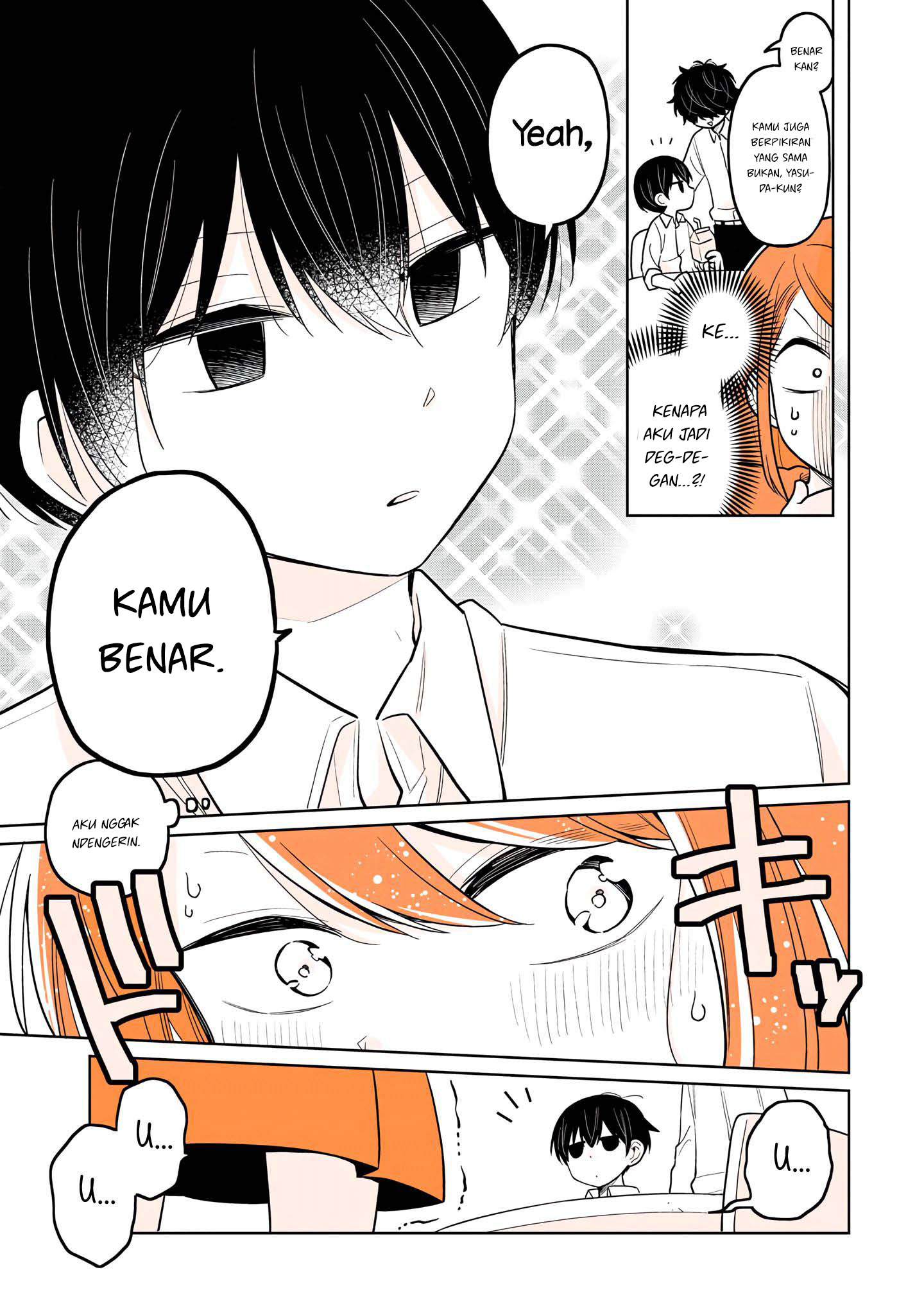Mendokusagari Danshi ga Asa Okitara Onnanoko ni Natteita Hanashi Chapter 15.2 - halaman 14