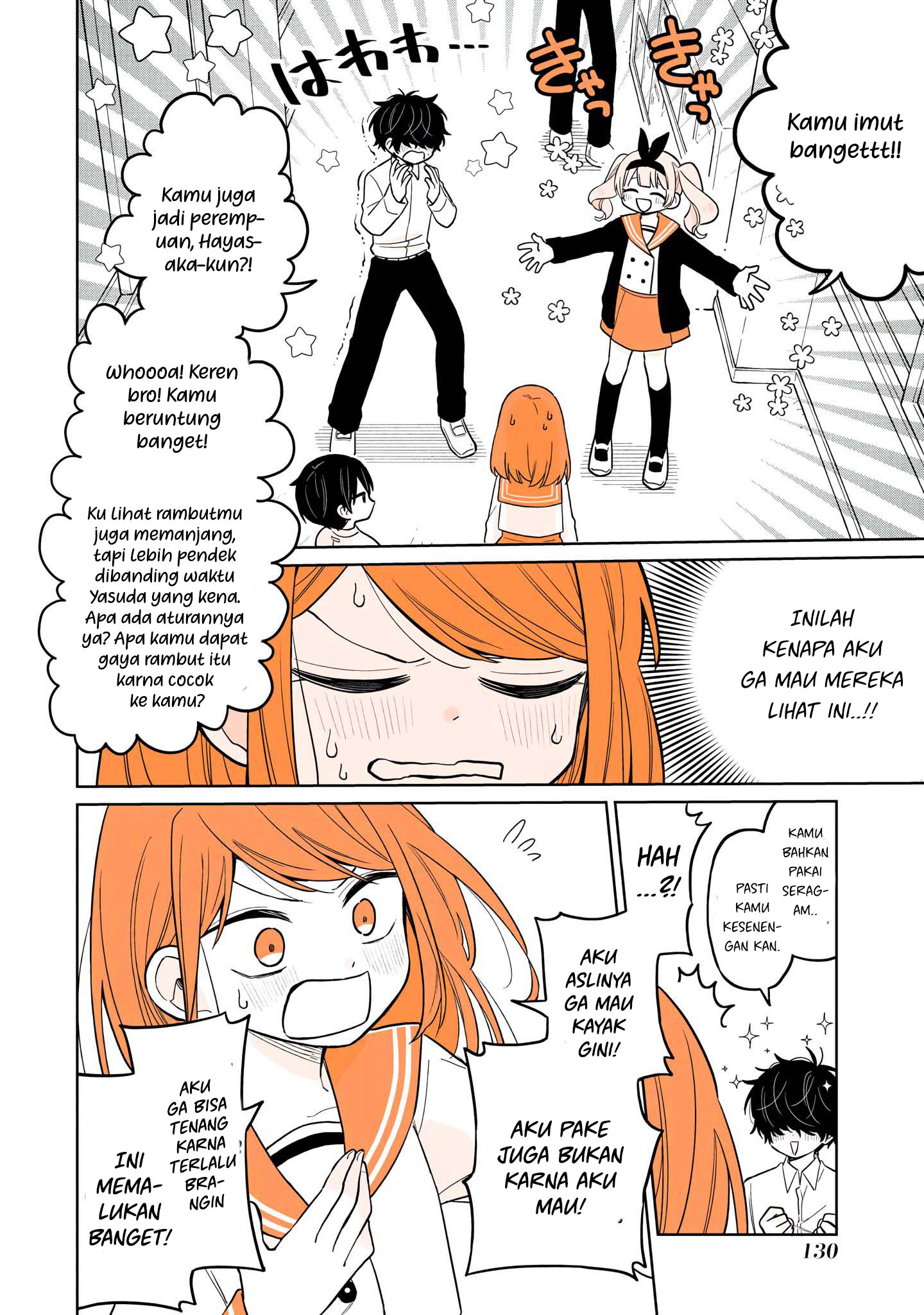 Mendokusagari Danshi ga Asa Okitara Onnanoko ni Natteita Hanashi Chapter 15.2 - halaman 3