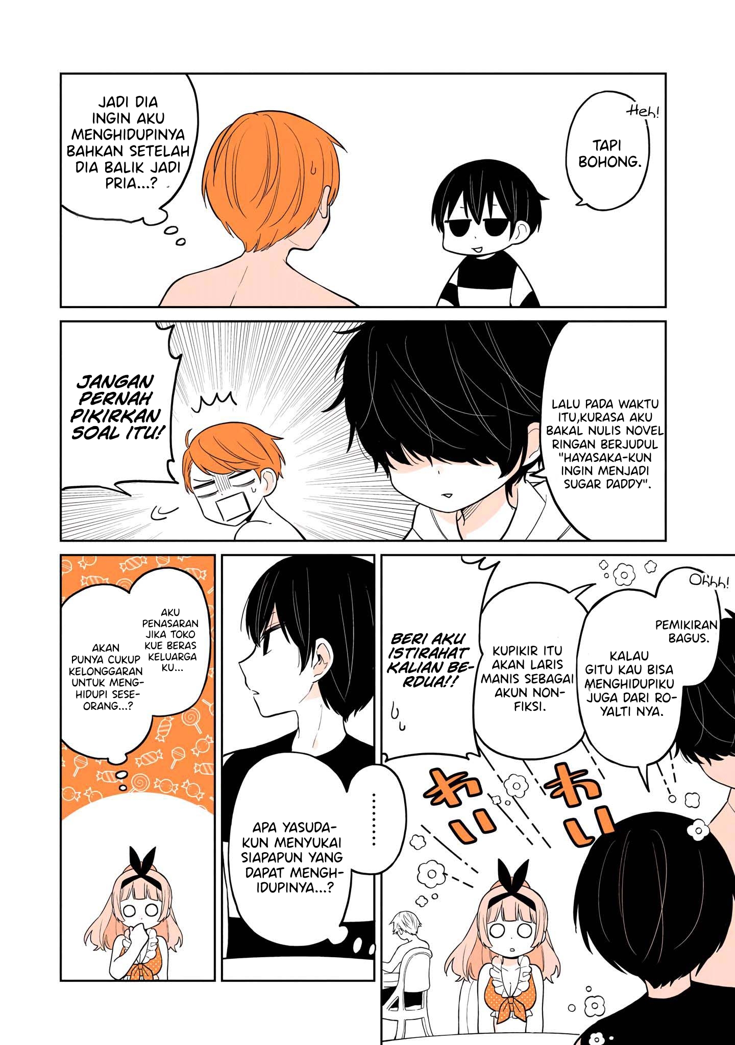 Mendokusagari Danshi ga Asa Okitara Onnanoko ni Natteita Hanashi Chapter 16 - halaman 22