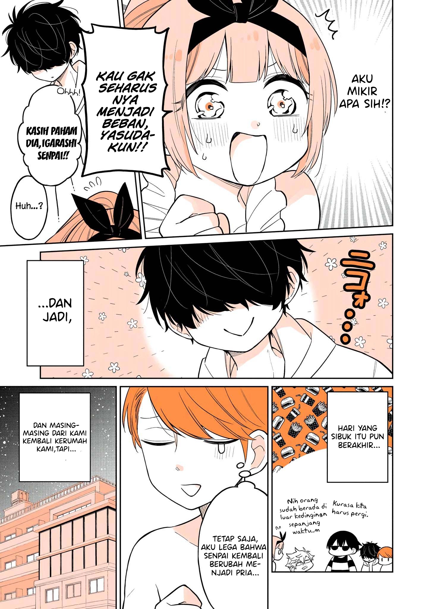 Mendokusagari Danshi ga Asa Okitara Onnanoko ni Natteita Hanashi Chapter 16 - halaman 23