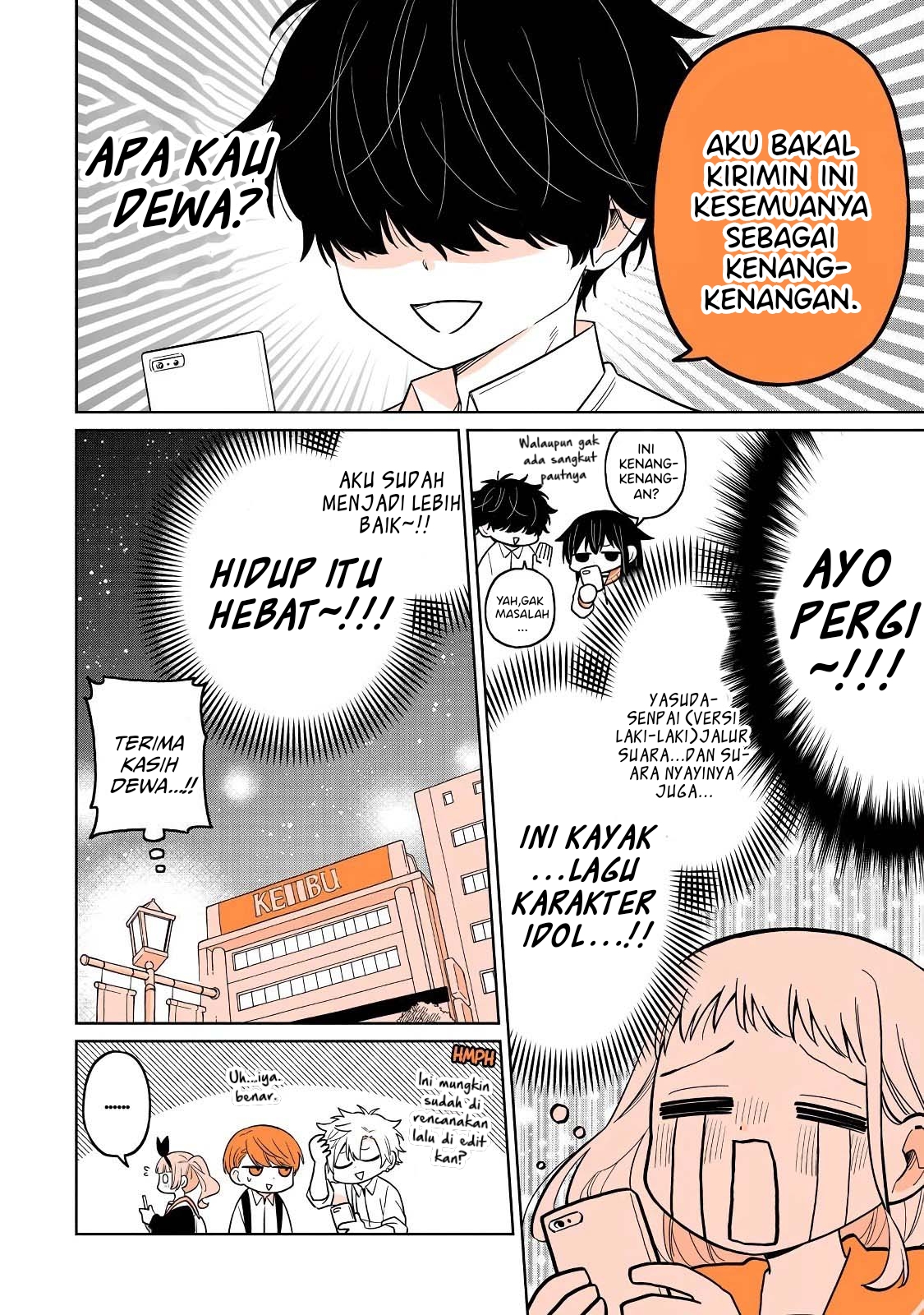 Mendokusagari Danshi ga Asa Okitara Onnanoko ni Natteita Hanashi Chapter 19 - halaman 17
