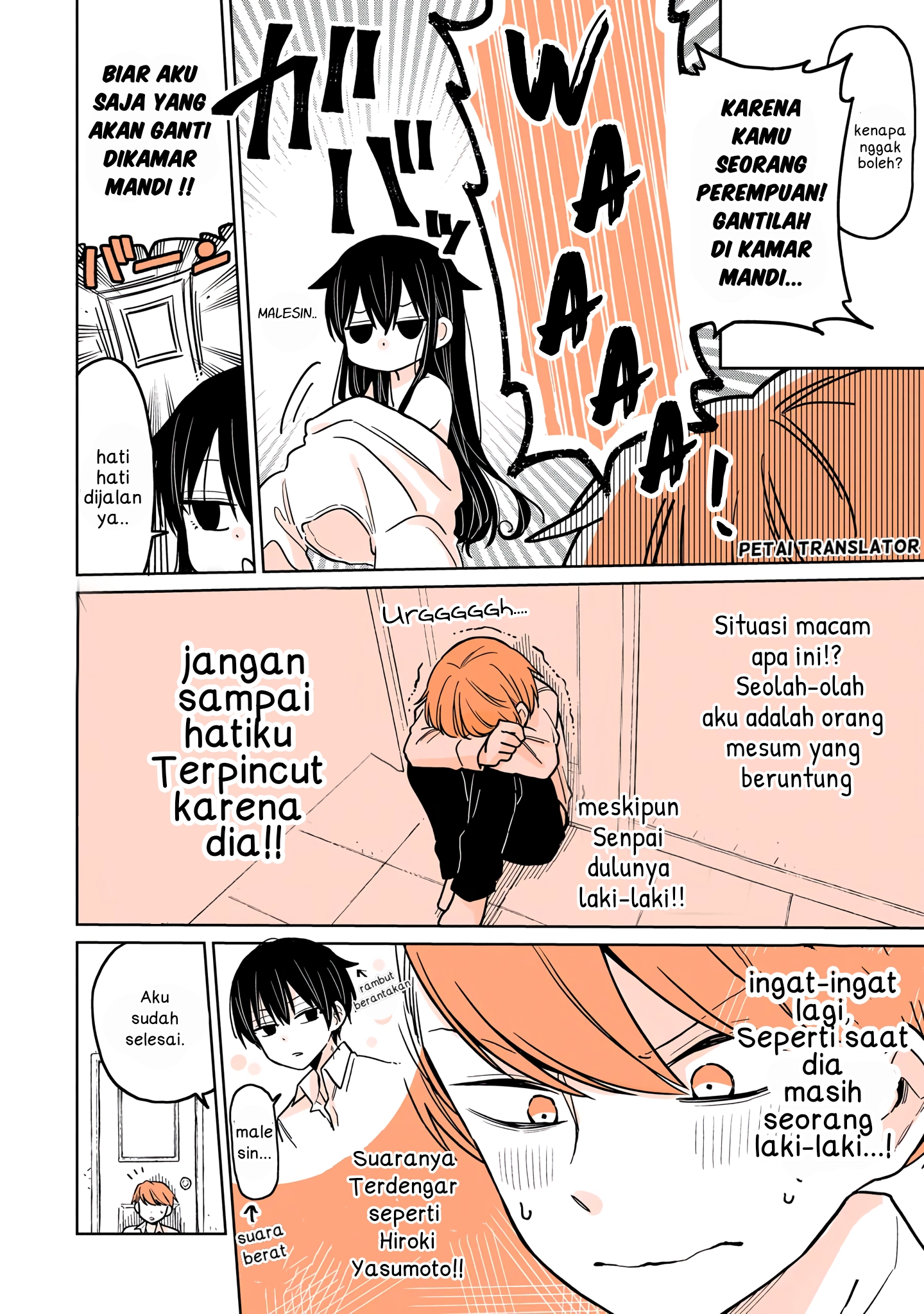 Mendokusagari Danshi ga Asa Okitara Onnanoko ni Natteita Hanashi Chapter 2 - halaman 6