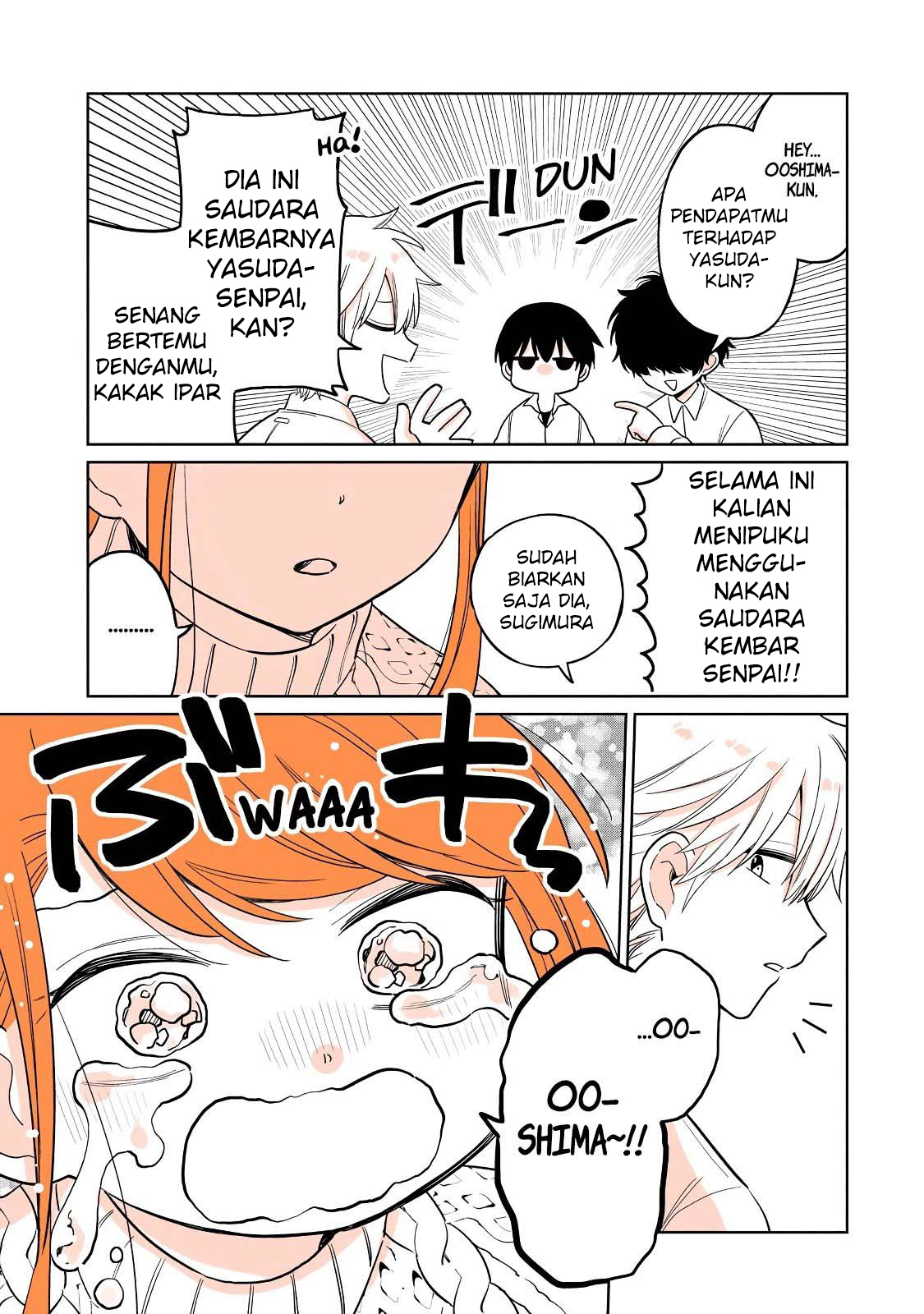 Mendokusagari Danshi ga Asa Okitara Onnanoko ni Natteita Hanashi Chapter 22.1 - halaman 10