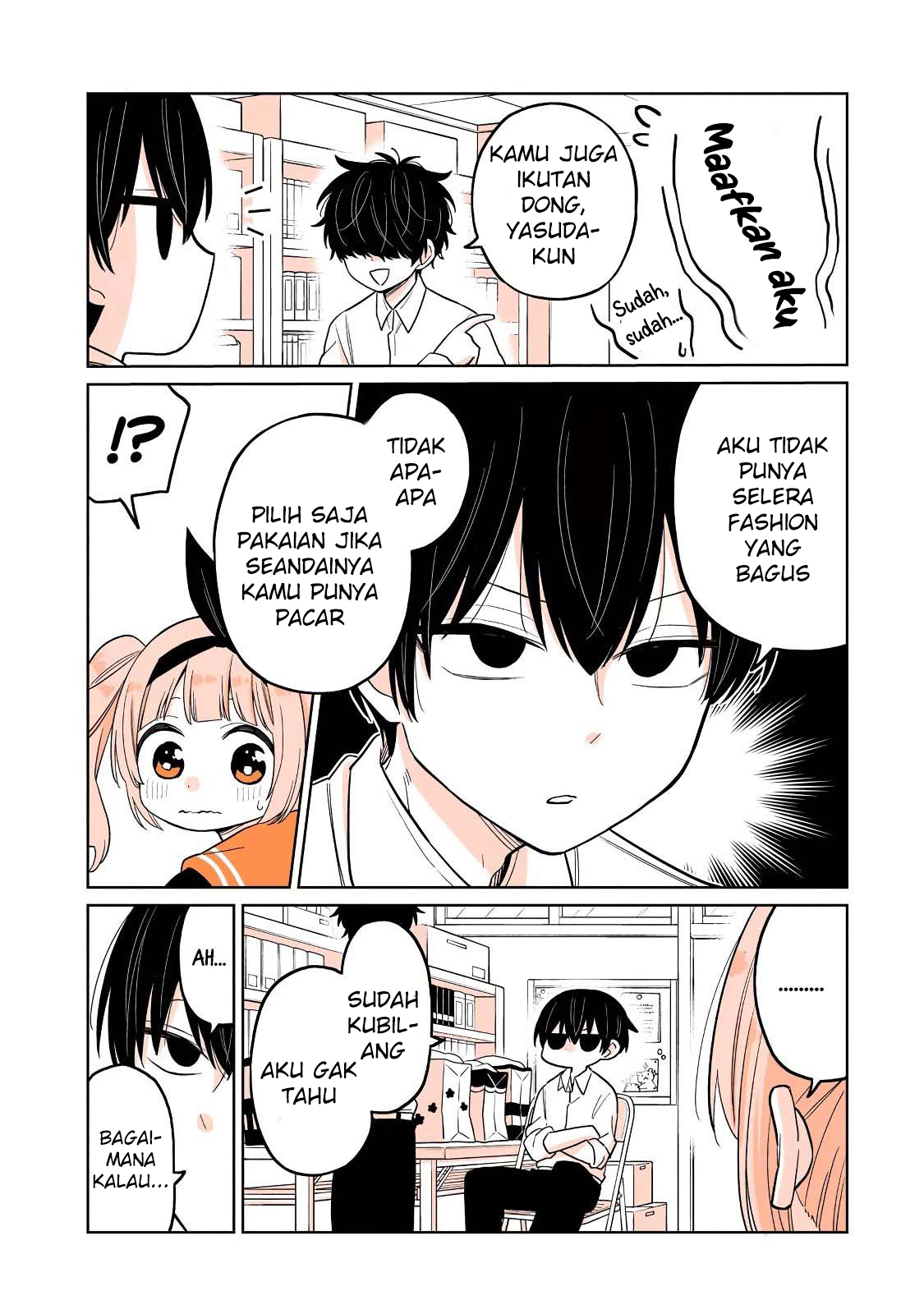 Mendokusagari Danshi ga Asa Okitara Onnanoko ni Natteita Hanashi Chapter 22.1 - halaman 6