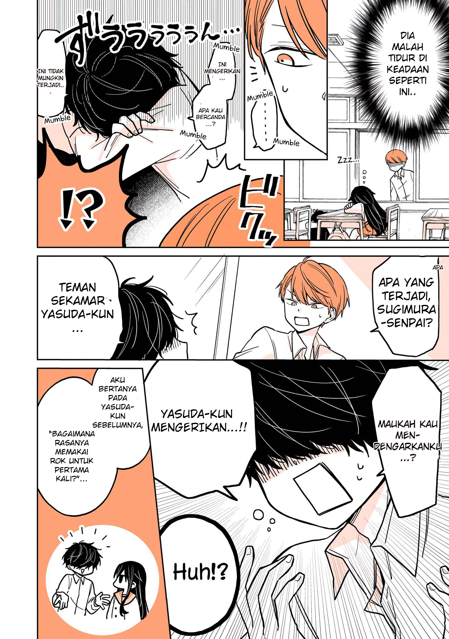Mendokusagari Danshi ga Asa Okitara Onnanoko ni Natteita Hanashi Chapter 3 - halaman 11