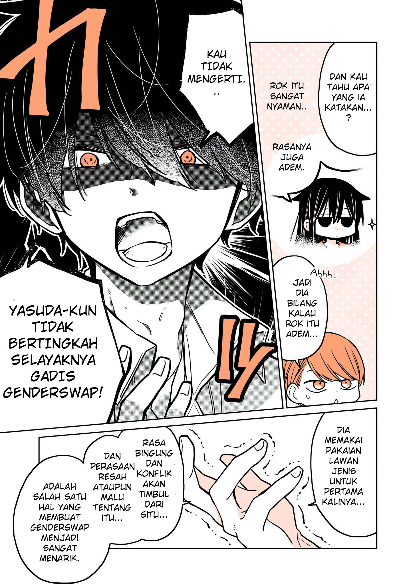 Mendokusagari Danshi ga Asa Okitara Onnanoko ni Natteita Hanashi Chapter 3 - halaman 12