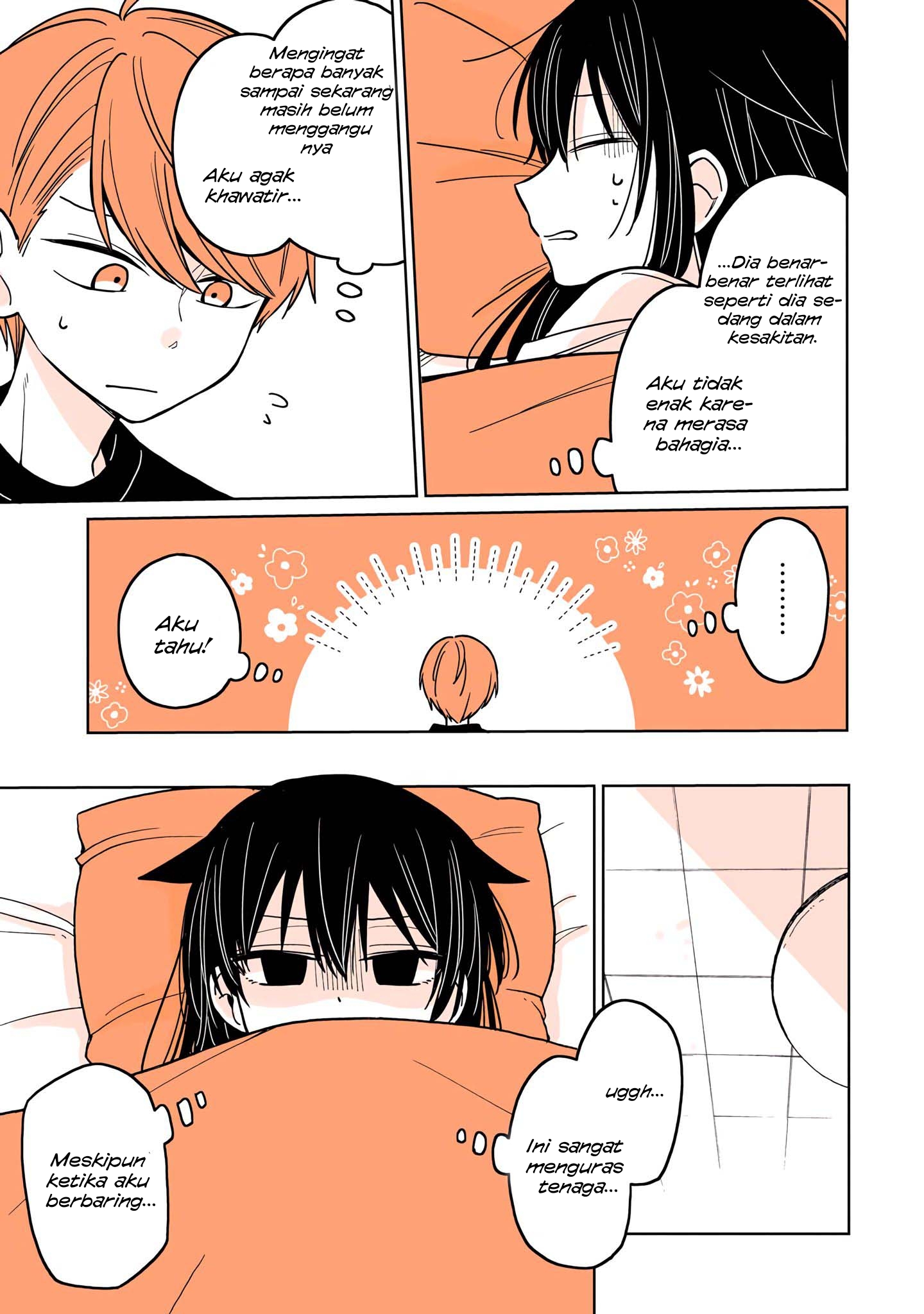 Mendokusagari Danshi ga Asa Okitara Onnanoko ni Natteita Hanashi Chapter 8.1 - halaman 12