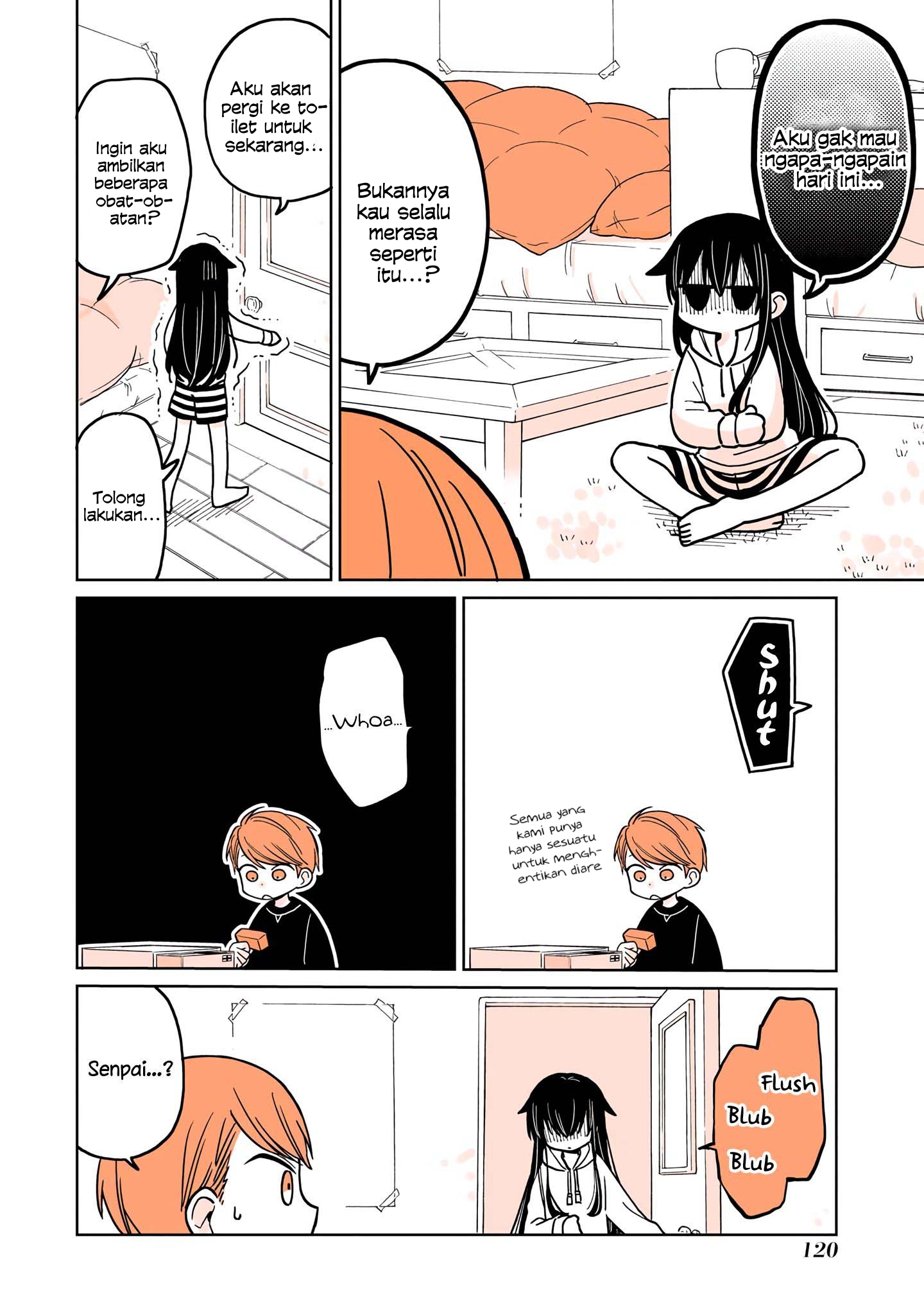 Mendokusagari Danshi ga Asa Okitara Onnanoko ni Natteita Hanashi Chapter 8.1 - halaman 3