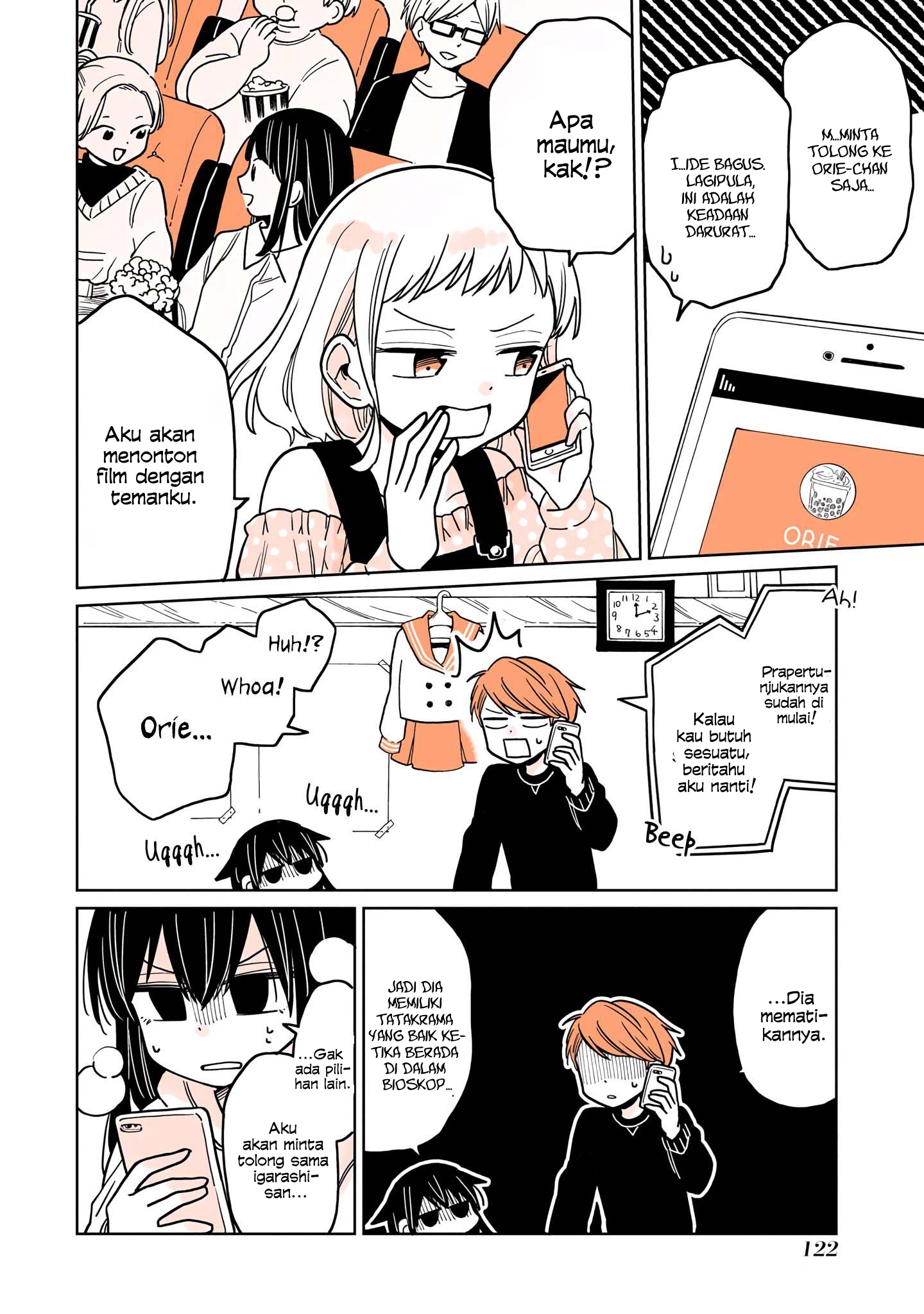 Mendokusagari Danshi ga Asa Okitara Onnanoko ni Natteita Hanashi Chapter 8.1 - halaman 5