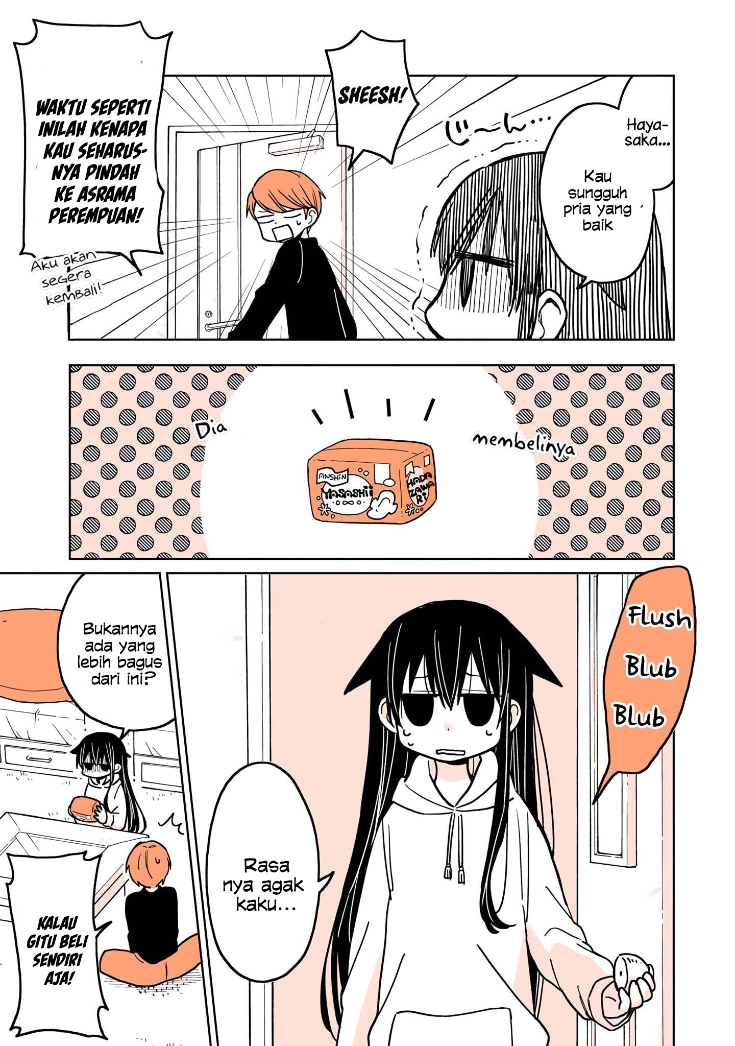 Mendokusagari Danshi ga Asa Okitara Onnanoko ni Natteita Hanashi Chapter 8.1 - halaman 8