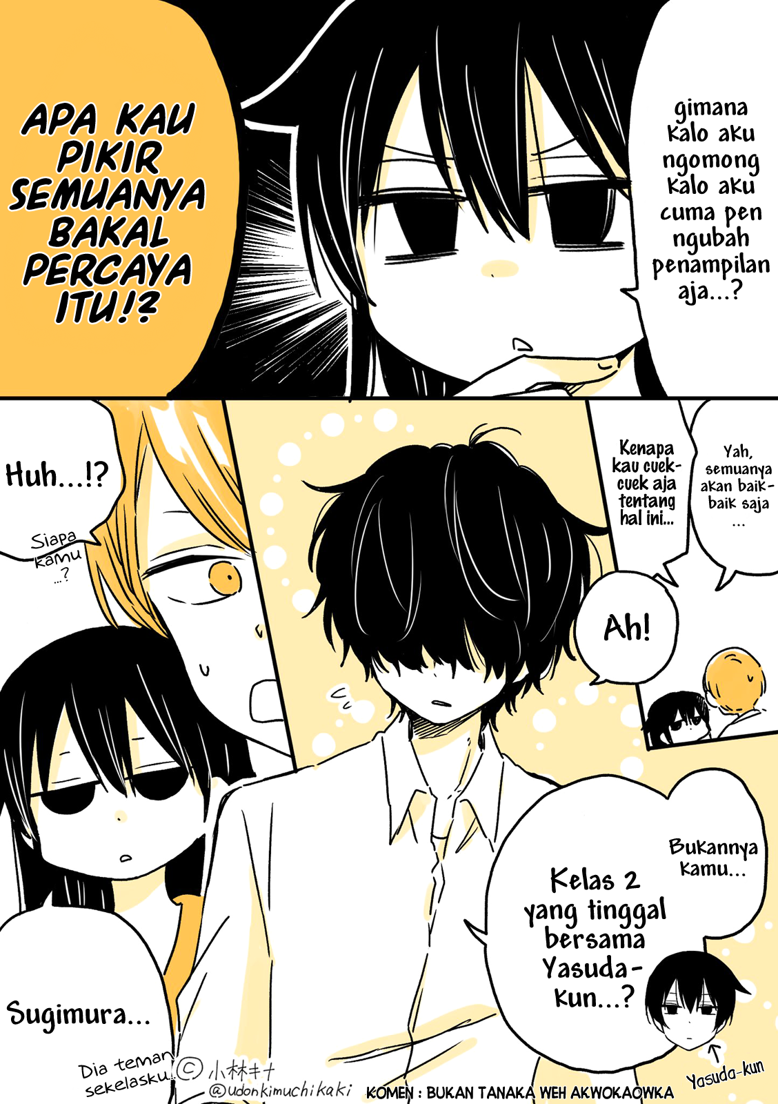 Mendokusagari Danshi Koukousei ga Asa Okitara Onnanoko ni Natteita Hanashi (Pre-Serialization) Chapter 3 - halaman 3