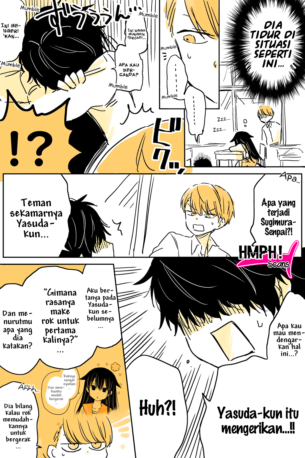 Mendokusagari Danshi Koukousei ga Asa Okitara Onnanoko ni Natteita Hanashi (Pre-Serialization) Chapter 4 - halaman 3
