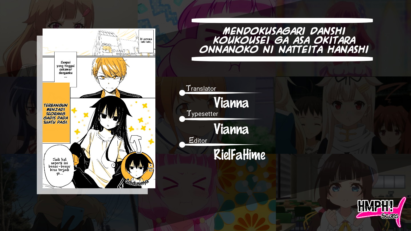 Mendokusagari Danshi Koukousei ga Asa Okitara Onnanoko ni Natteita Hanashi (Pre-Serialization) Chapter 6 - halaman 1