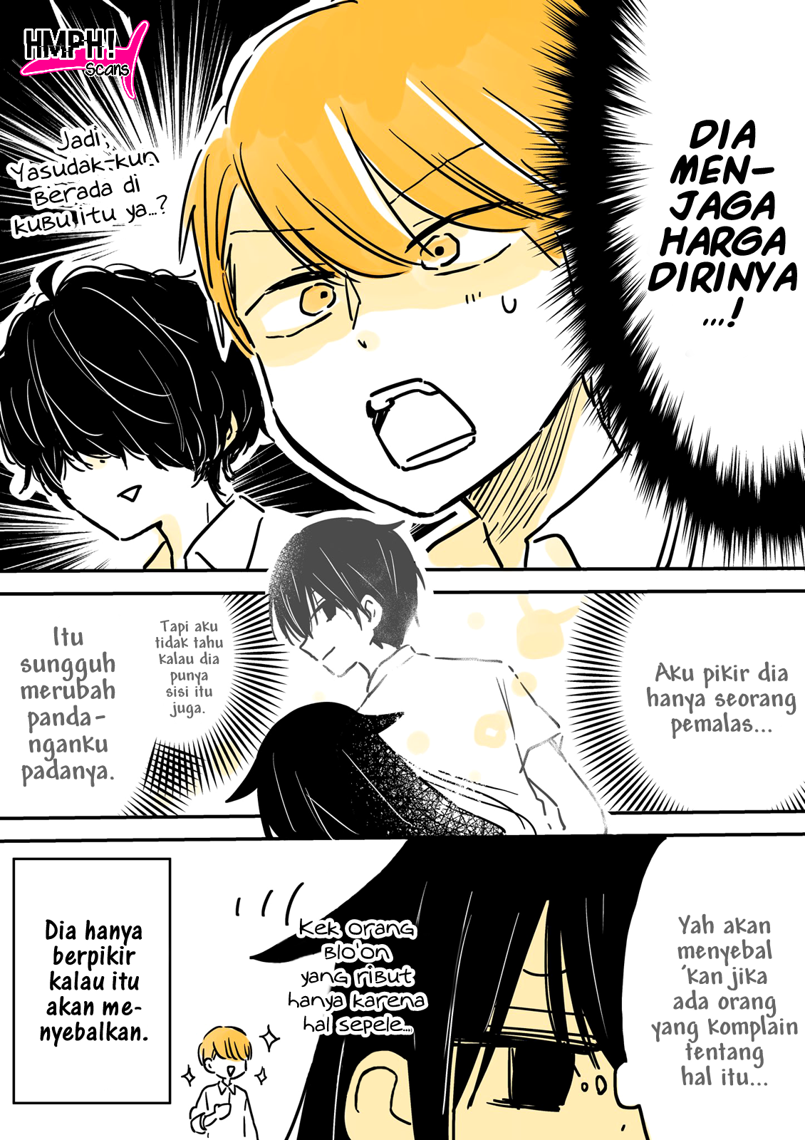 Mendokusagari Danshi Koukousei ga Asa Okitara Onnanoko ni Natteita Hanashi (Pre-Serialization) Chapter 6 - halaman 5