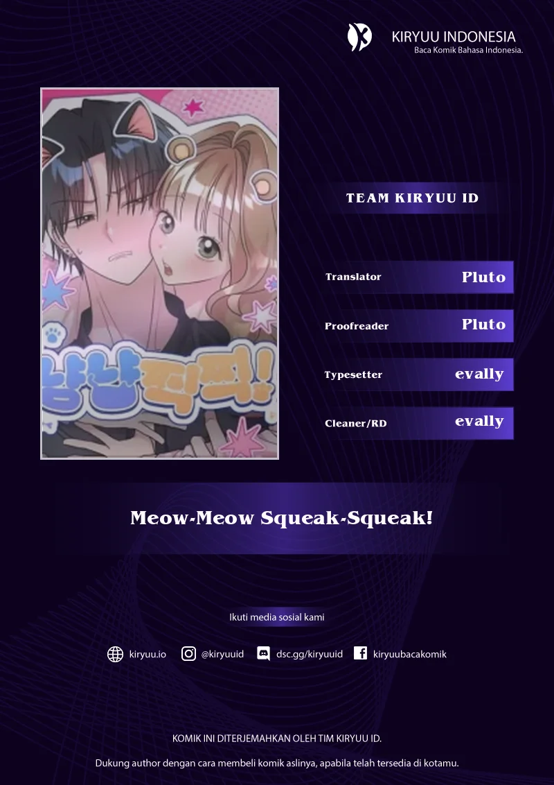 Meow-Meow Squeak-Squeak! Chapter 1 - halaman 1