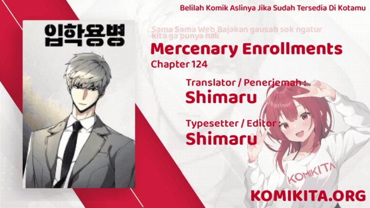 Mercenary Enrollment Chapter 124 - halaman 1