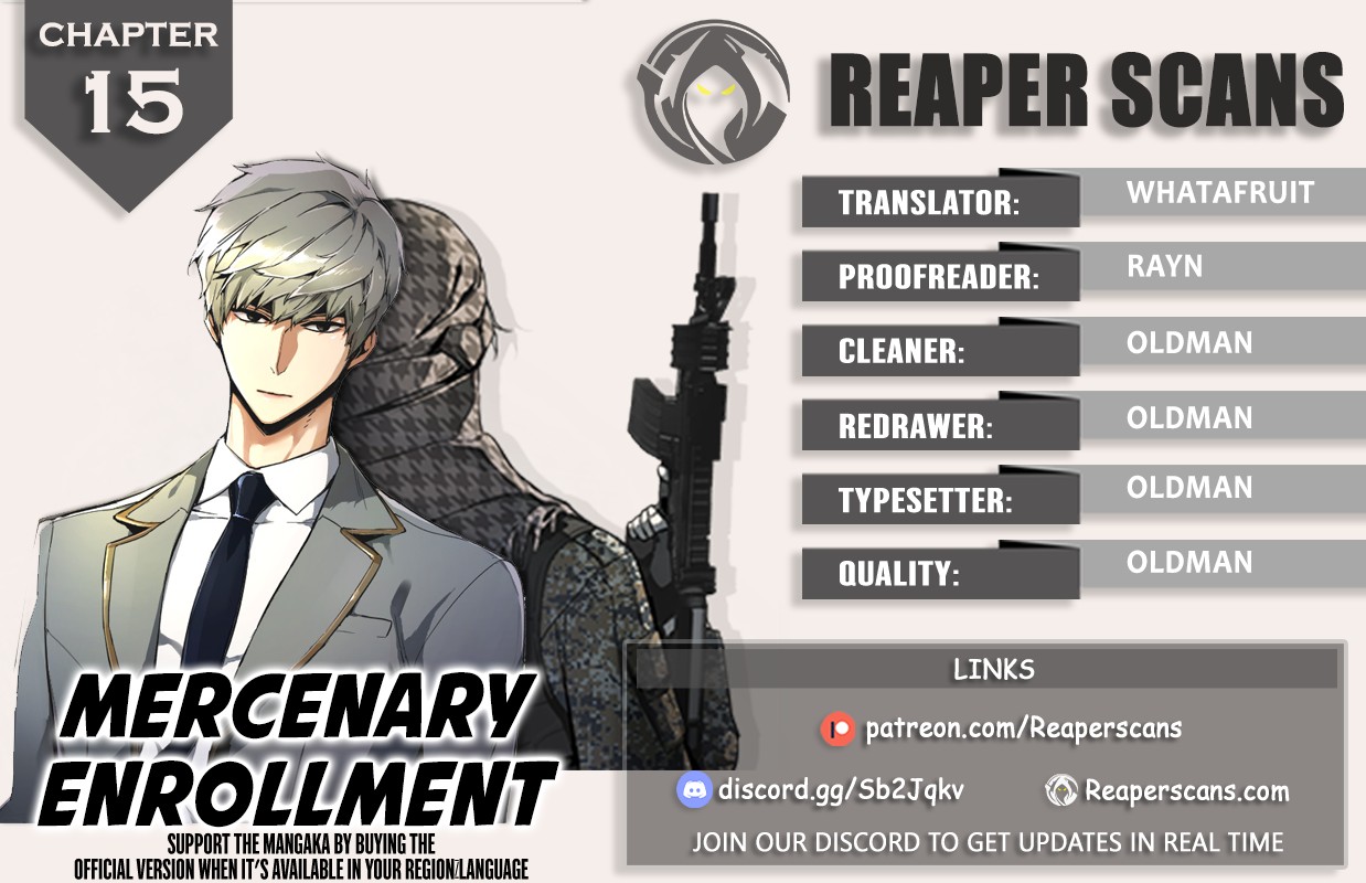 Mercenary Enrollment Chapter 15 - halaman 1
