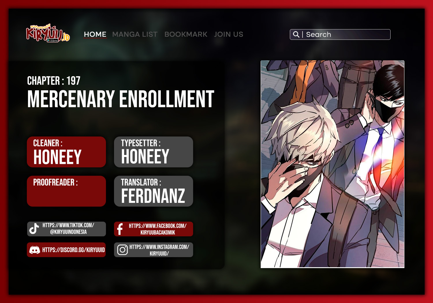 Mercenary Enrollment Chapter 197 - halaman 1