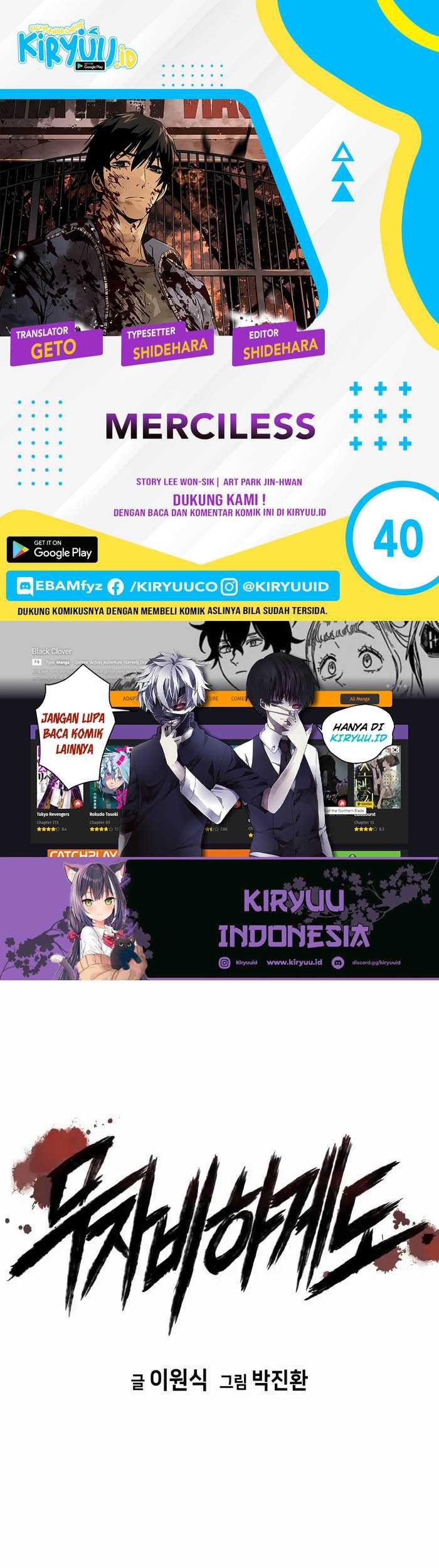 Mercilessly Chapter 40 - halaman 1