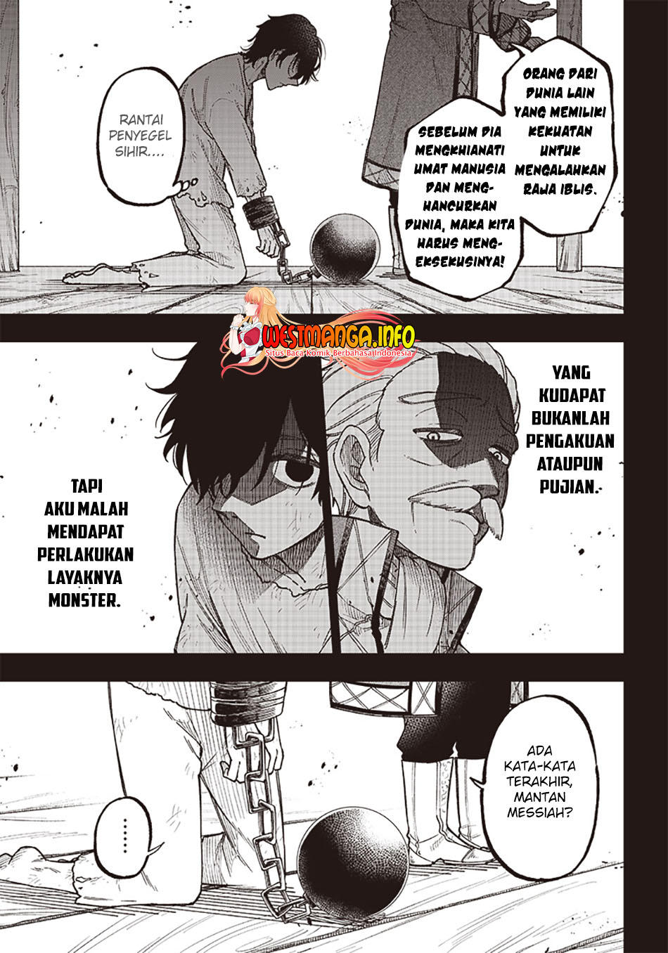 Messiah: Isekai wo Sukutta Motoyuusha ga Mamono no Afureru Genjitsu Sekai wo Musou suru Chapter 1 - halaman 12