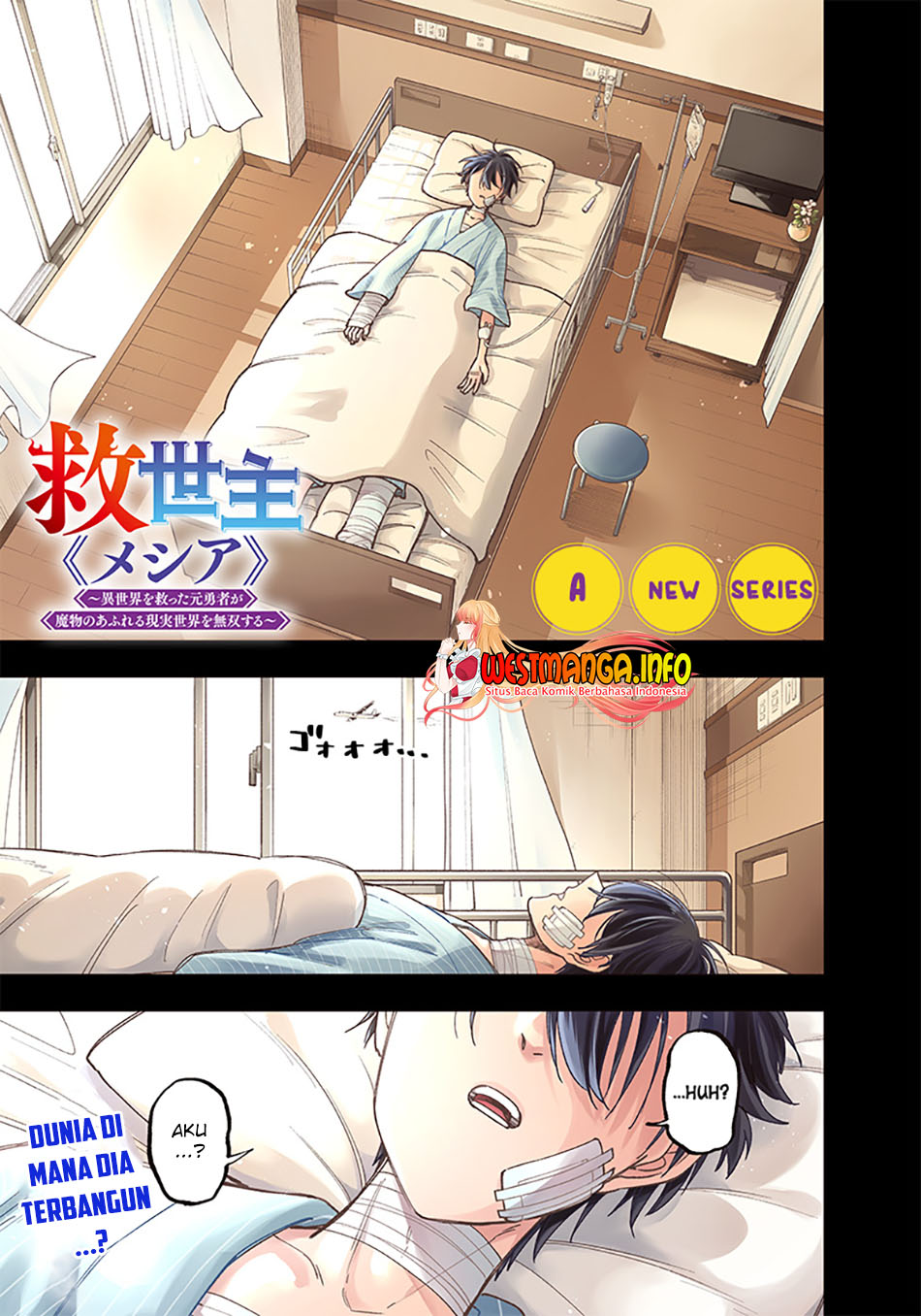 Messiah: Isekai wo Sukutta Motoyuusha ga Mamono no Afureru Genjitsu Sekai wo Musou suru Chapter 1 - halaman 3