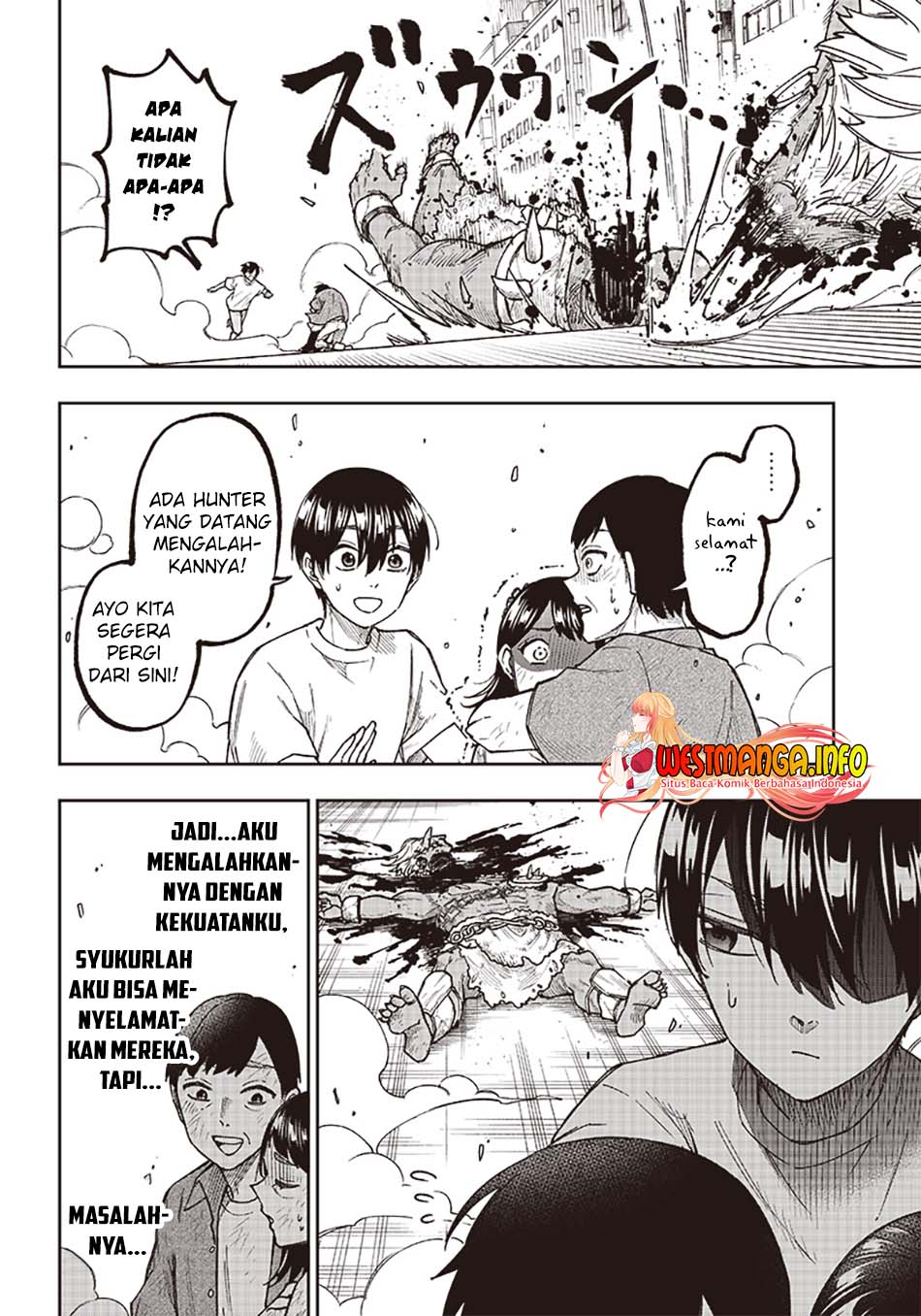 Messiah: Isekai wo Sukutta Motoyuusha ga Mamono no Afureru Genjitsu Sekai wo Musou suru Chapter 1 - halaman 41