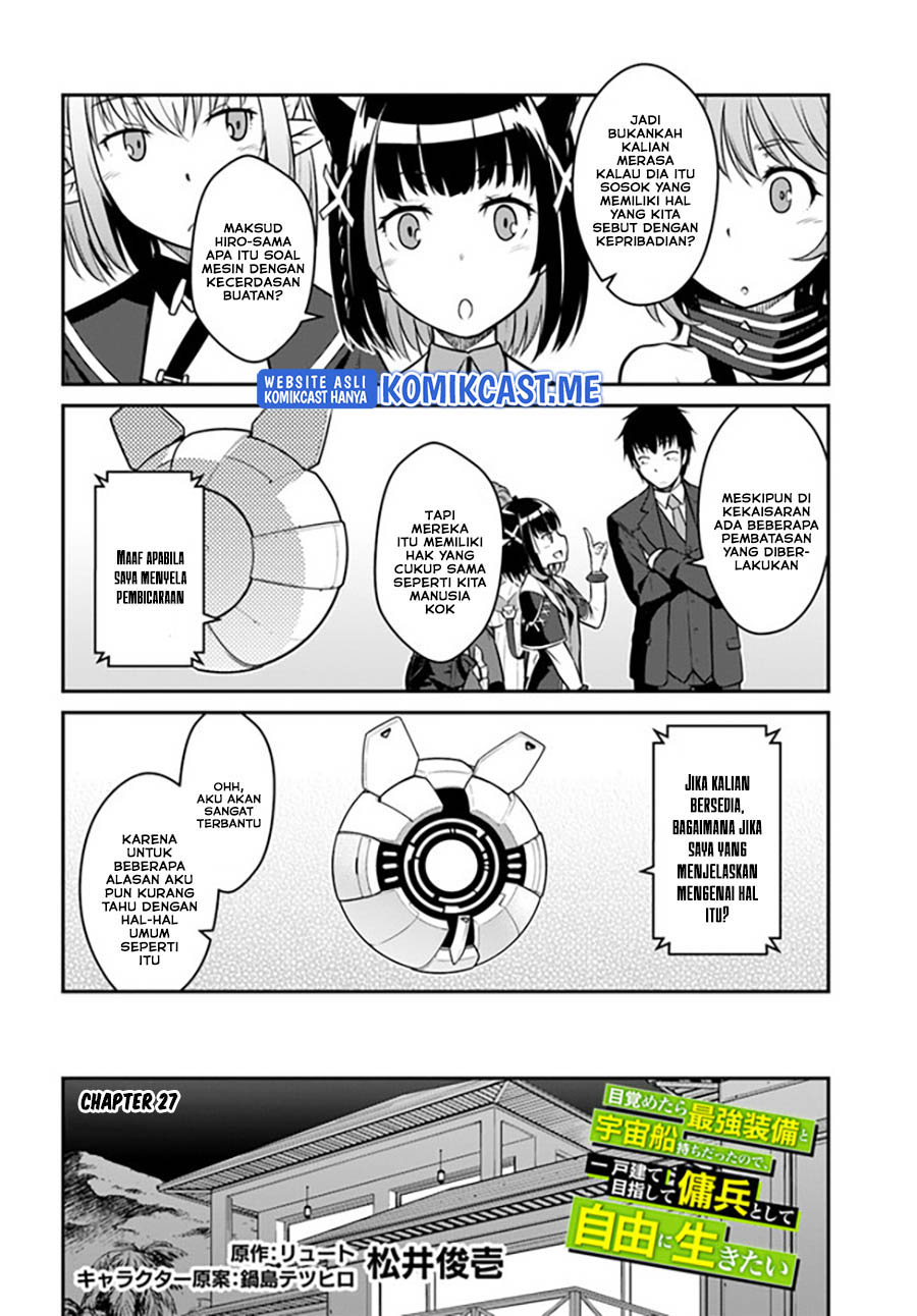 Mezametara Saikyou Soubi to Uchuusen-mochi datta no de Chapter 27.1 - halaman 3