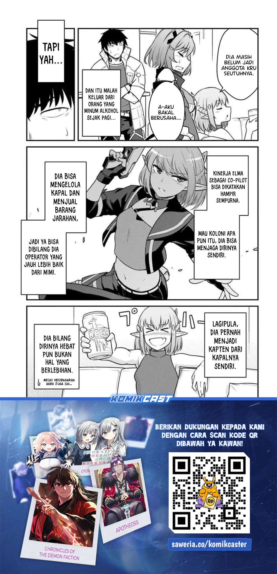 Mezametara Saikyou Soubi to Uchuusen-mochi datta no de Chapter 50.1 - halaman 8