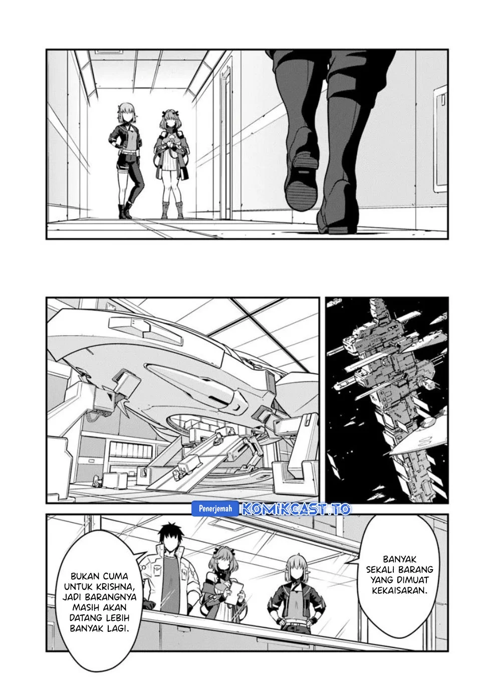 Mezametara Saikyou Soubi to Uchuusen-mochi datta no de Chapter 54.2 - halaman 12