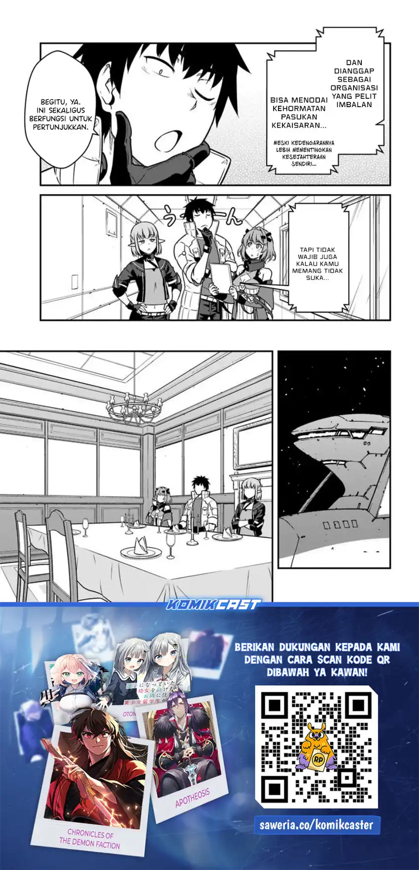 Mezametara Saikyou Soubi to Uchuusen-mochi datta no de Chapter 55.1 - halaman 16