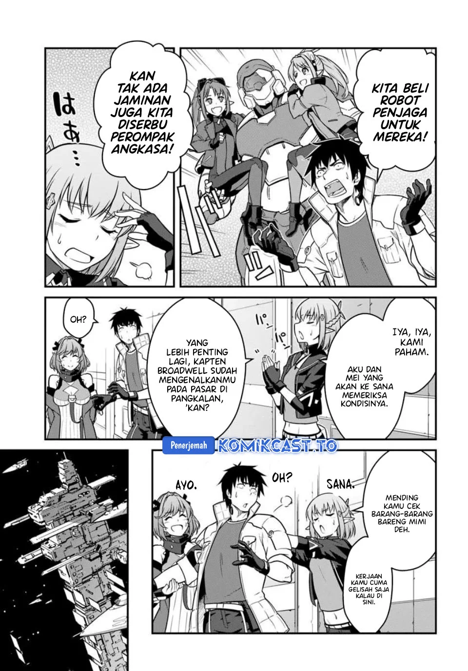 Mezametara Saikyou Soubi to Uchuusen-mochi datta no de Chapter 56.1 - halaman 8