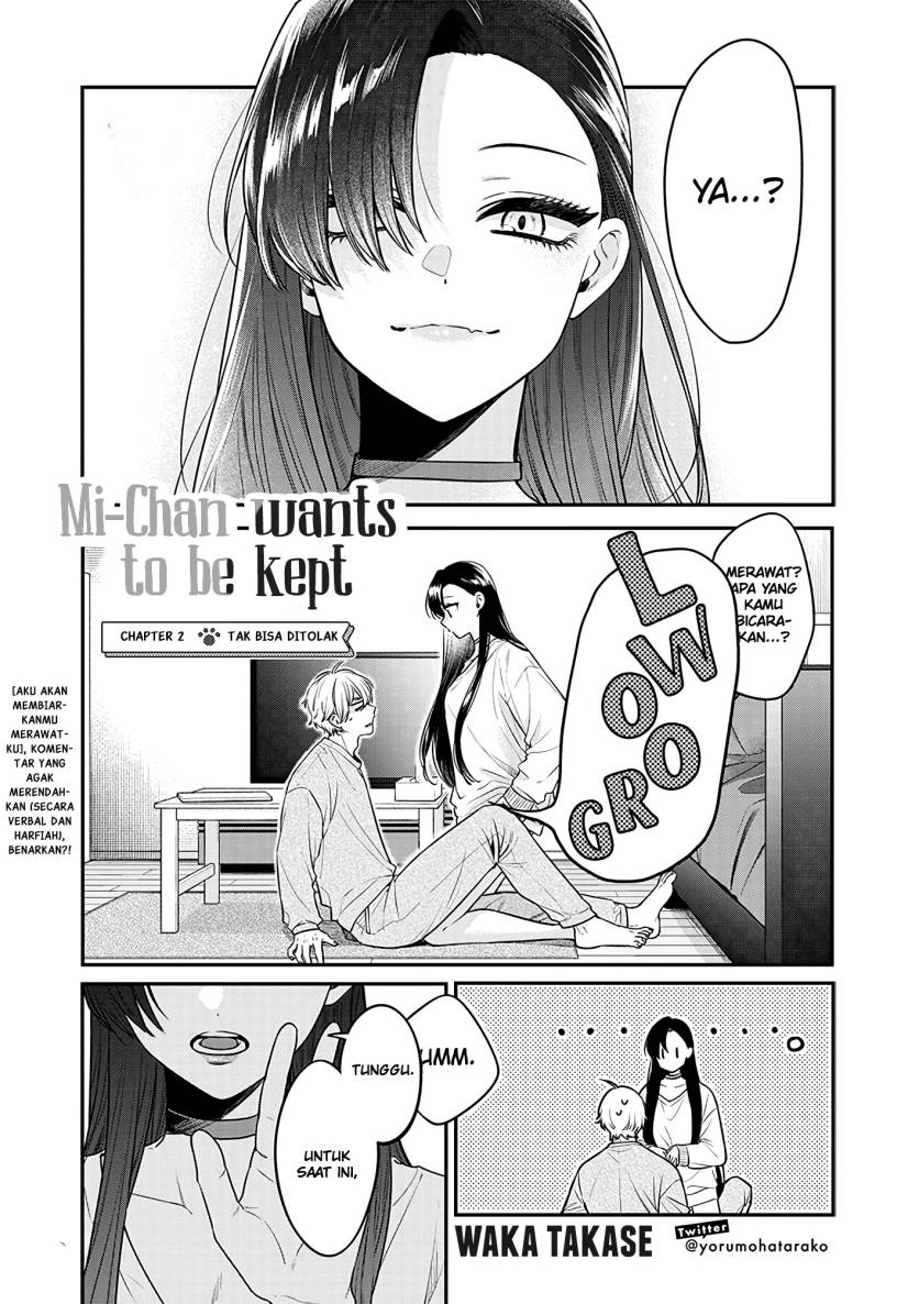 Mi-chan wa Kawaretai Chapter 2 - halaman 2