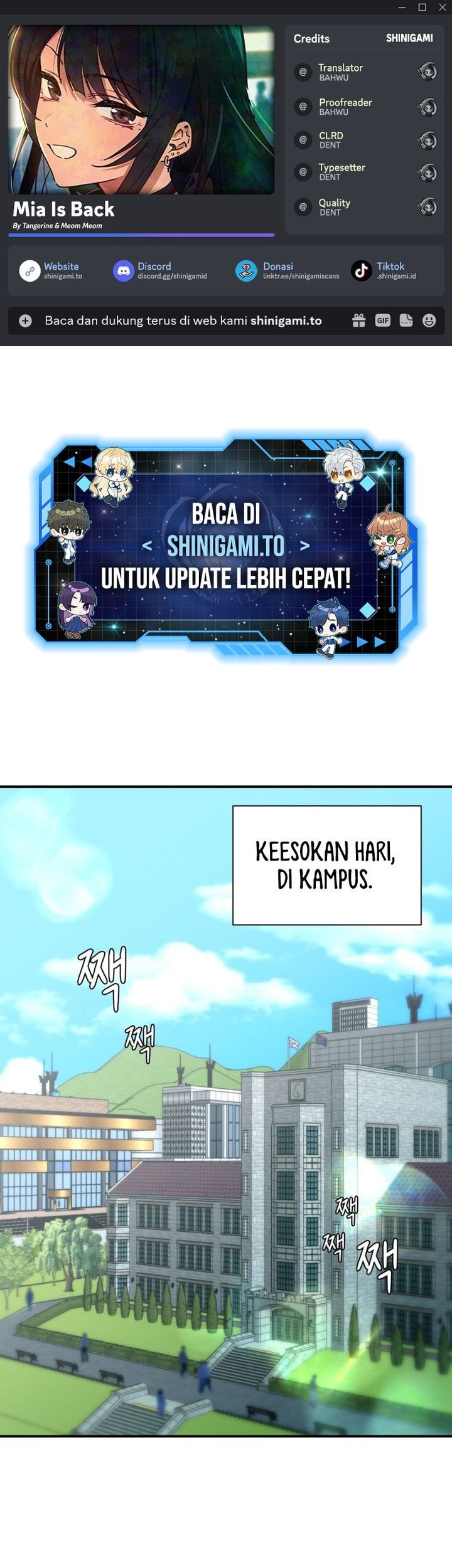 Mia Has Returned Chapter 3 - halaman 1