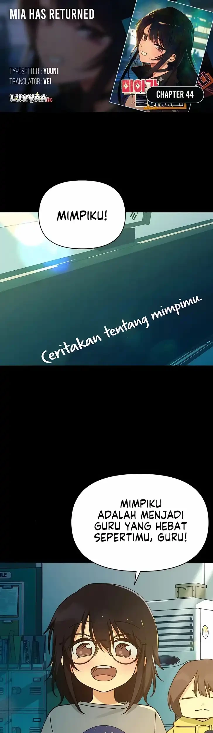 Mia Has Returned Chapter 44 - halaman 1