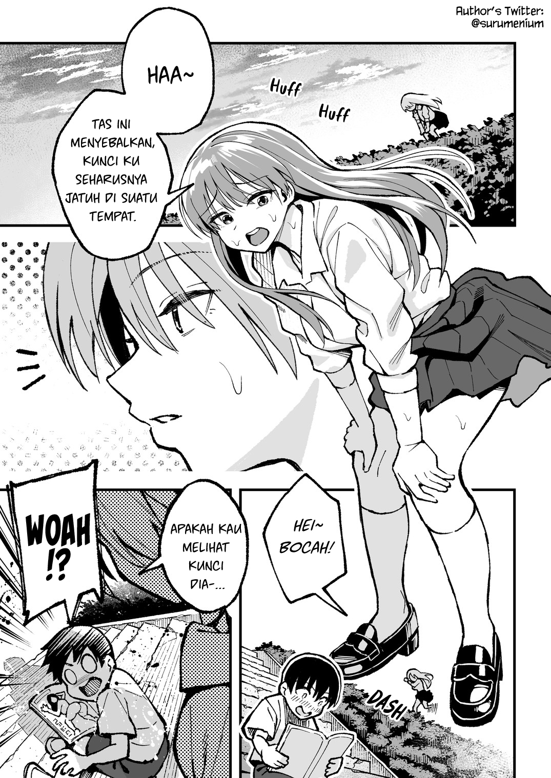 Michibata ni Ochiteru Ero Hon Yonderu Shounen to Gal Chapter 0 - halaman 1