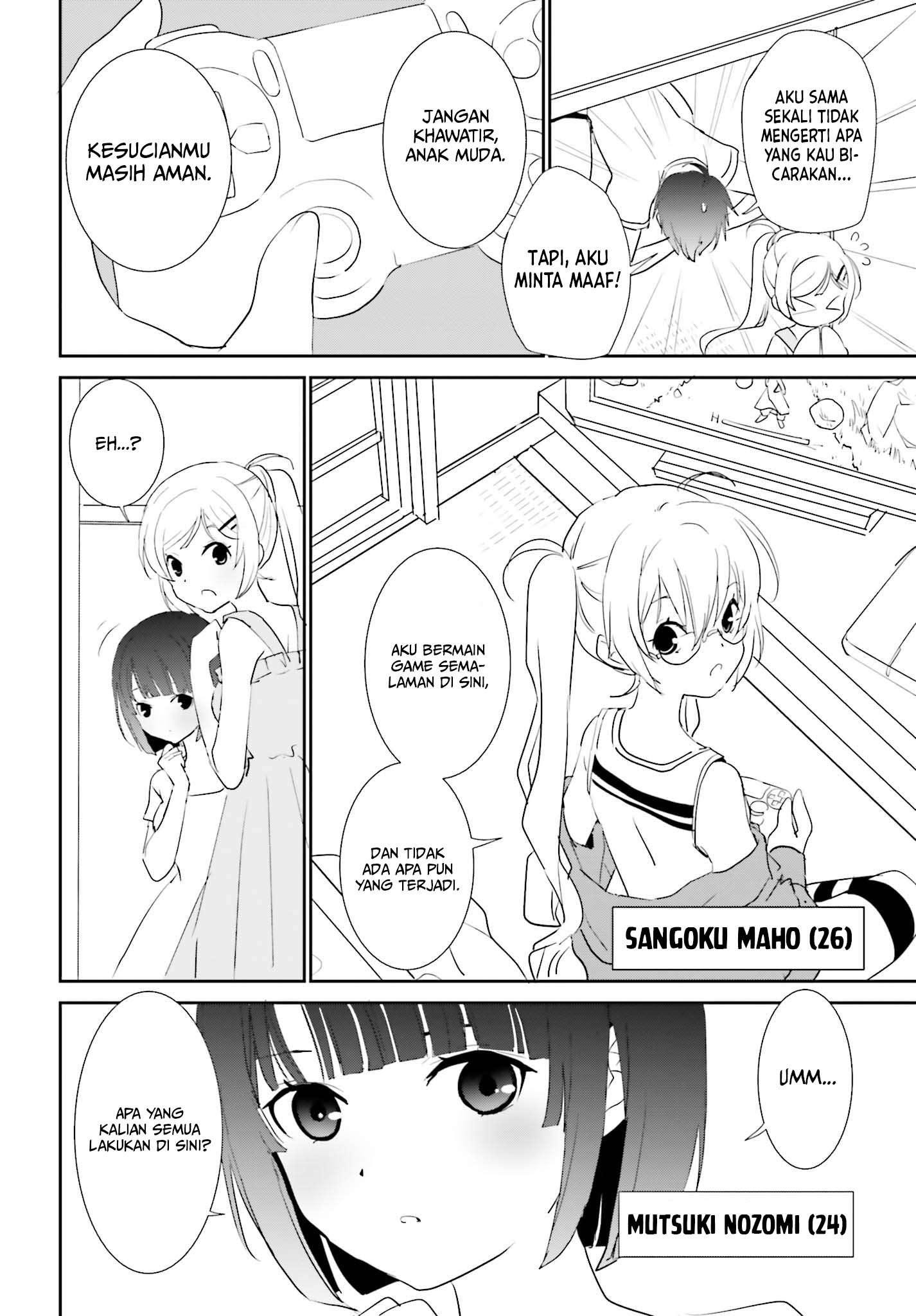 Miharashi-sou no 5-nin no Hanayome Chapter 3.1 - halaman 8