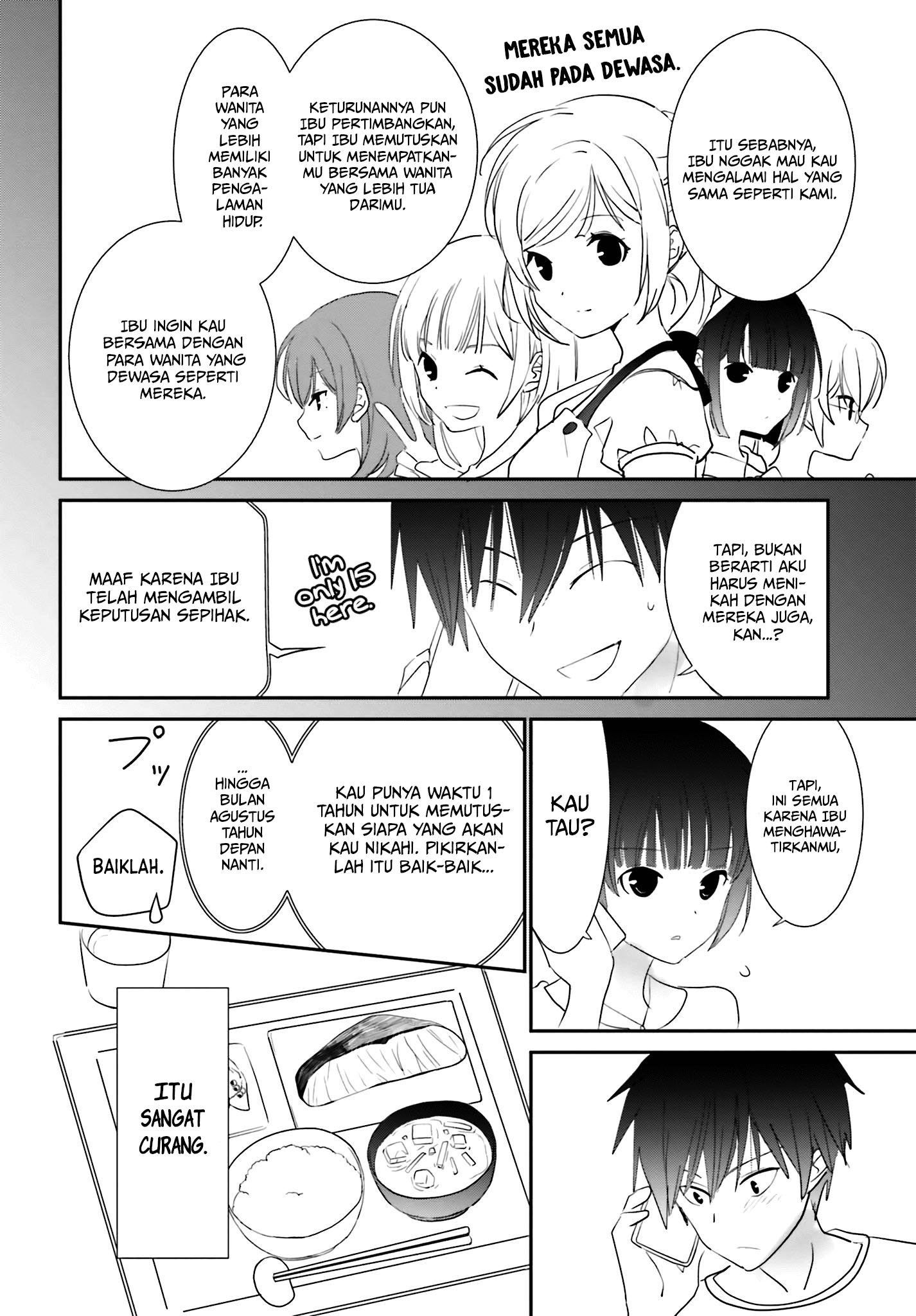 Miharashi-sou no 5-nin no Hanayome Chapter 3.2 - halaman 3