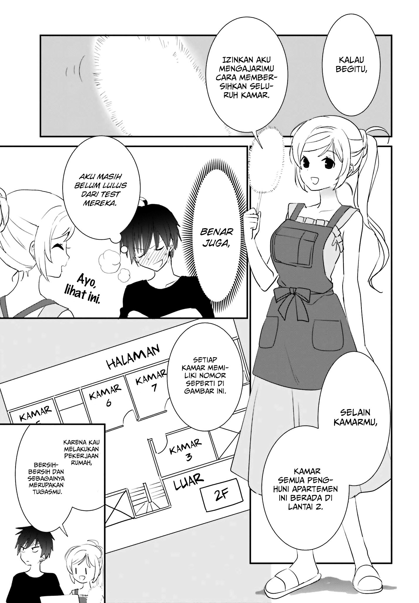 Miharashi-sou no 5-nin no Hanayome Chapter 3.2 - halaman 6