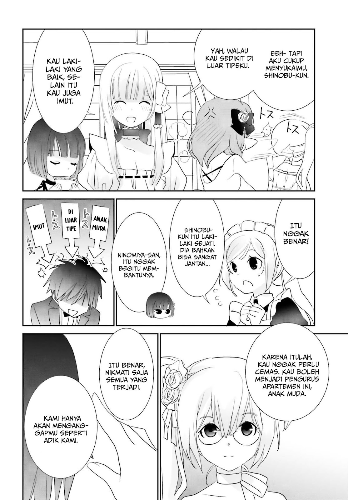 Miharashi-sou no 5-nin no Hanayome Chapter 4.2 - halaman 10