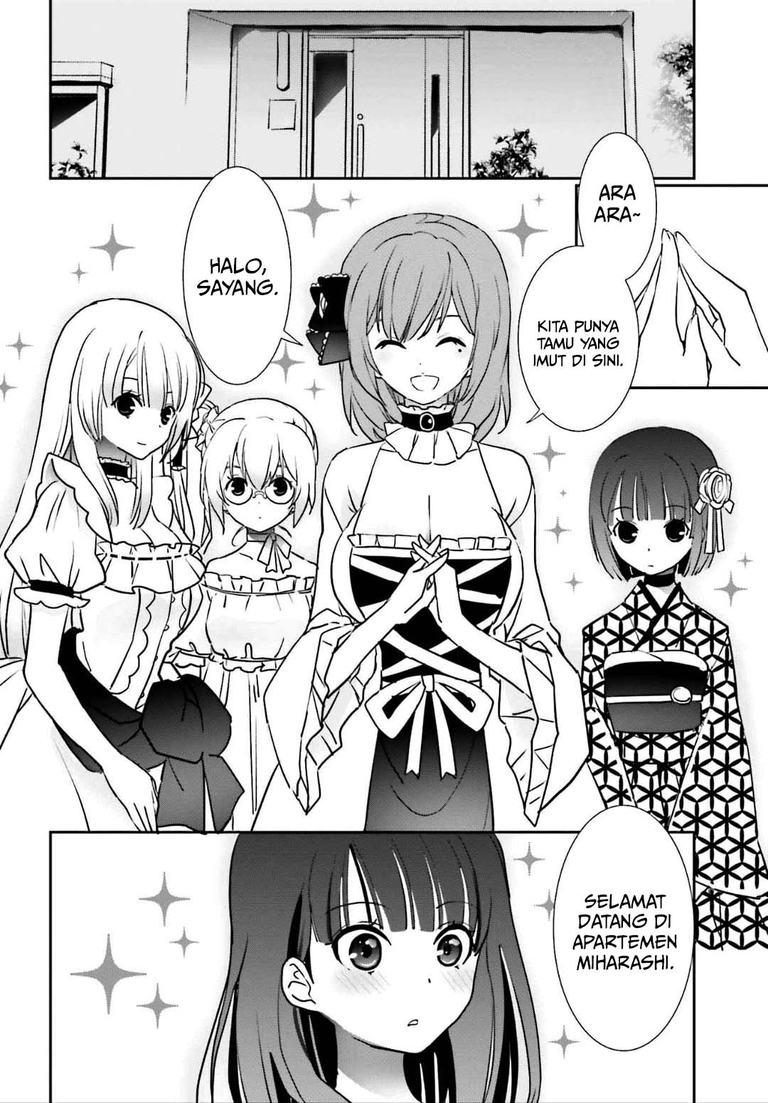 Miharashi-sou no 5-nin no Hanayome Chapter 5.1 - halaman 8