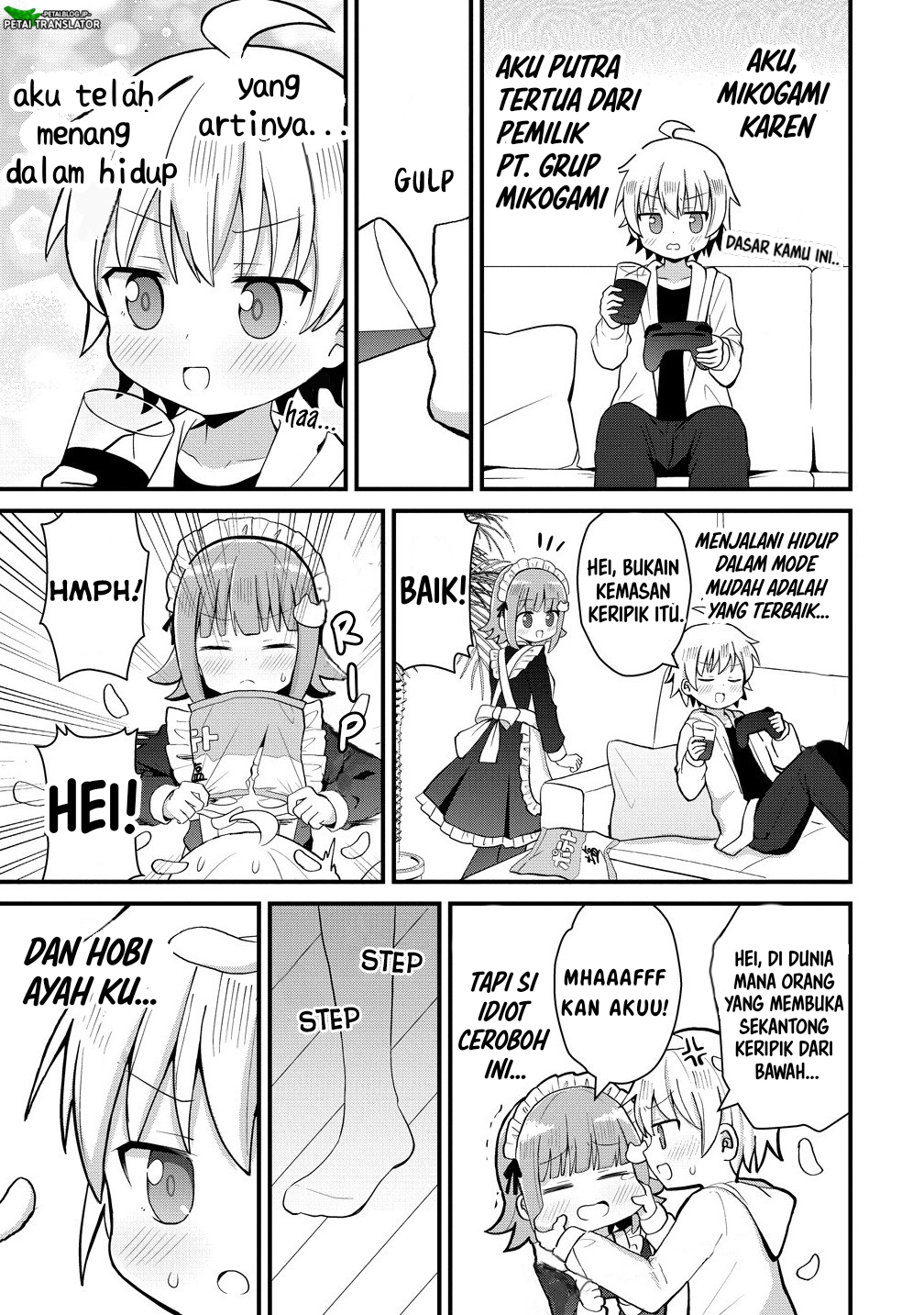 Mikogami Karen no Kakushigoto Chapter 1 - halaman 4