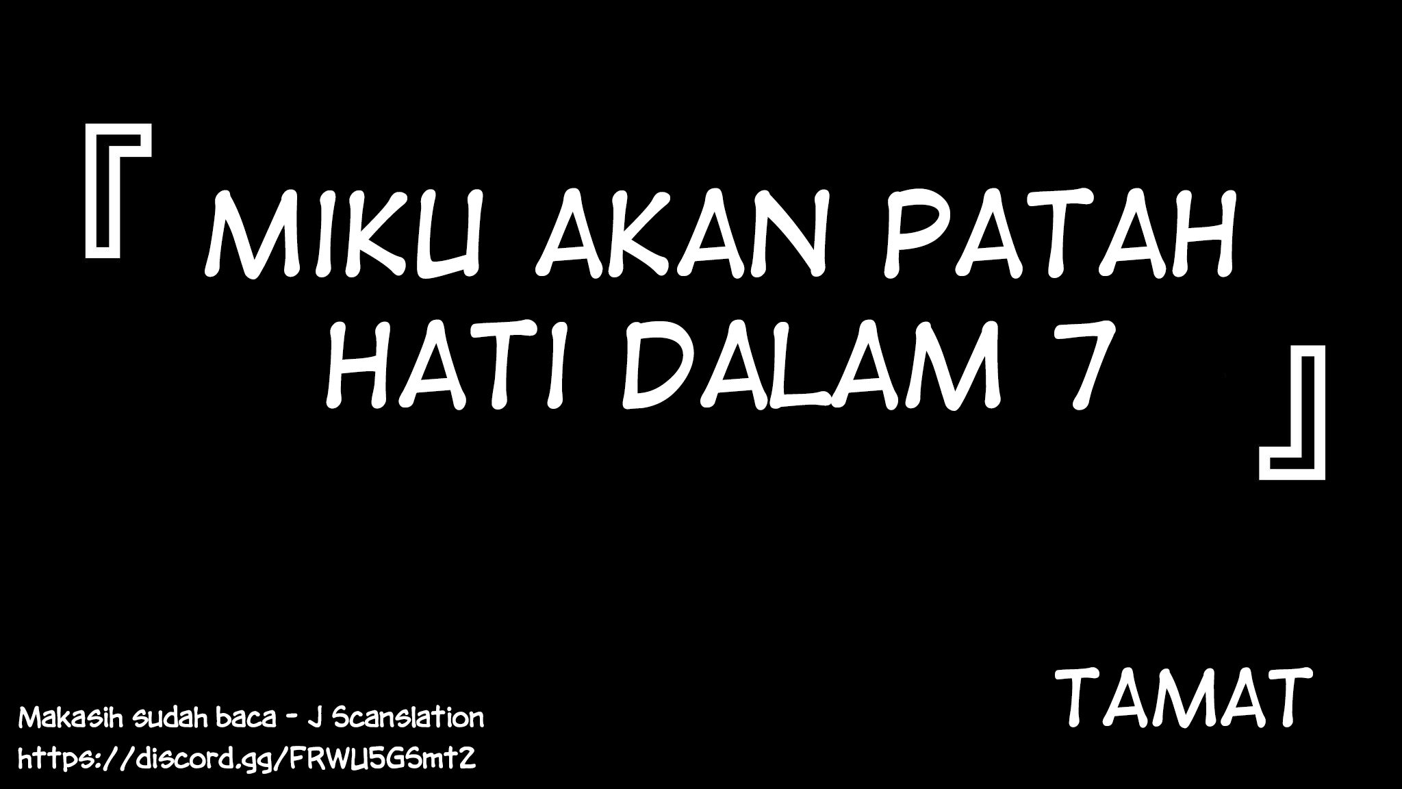 Miku Will Get Her Heart Broken in 7 Days Chapter 7 - halaman 3