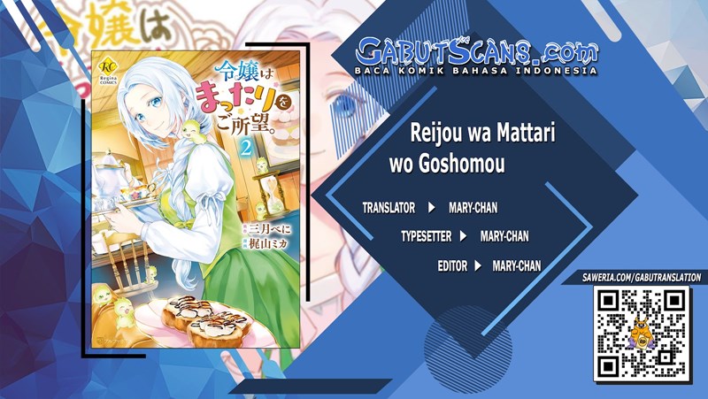 Milady Just Wants to Relax Chapter 22 - halaman 1