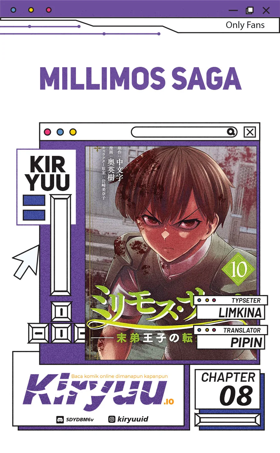 Milimos Saga - The Story of the Reincarnation of the Youngest Brother Prince Chapter 8 - halaman 1