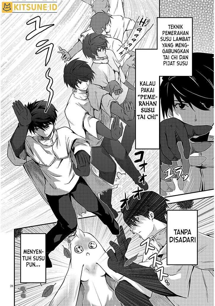 Milk-shibori Hunter no Isekai Sakunyuuki ~Nouka no Saenai Otoko ga Arayuru Shuzoku no Chiku-B o Moteasobi-toriko ni Suru~ Chapter 2 - halaman 25